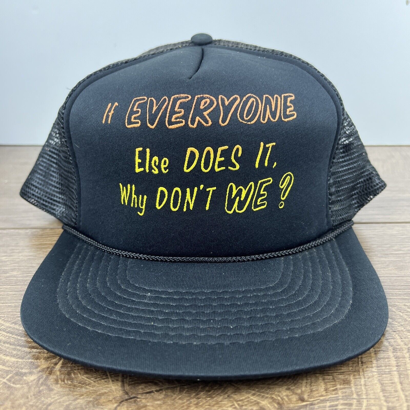 Other If Everyone Does It Hat Why Don’t We Snapback Adjustable Adu Size ONE SIZE - 4 Thumbnail