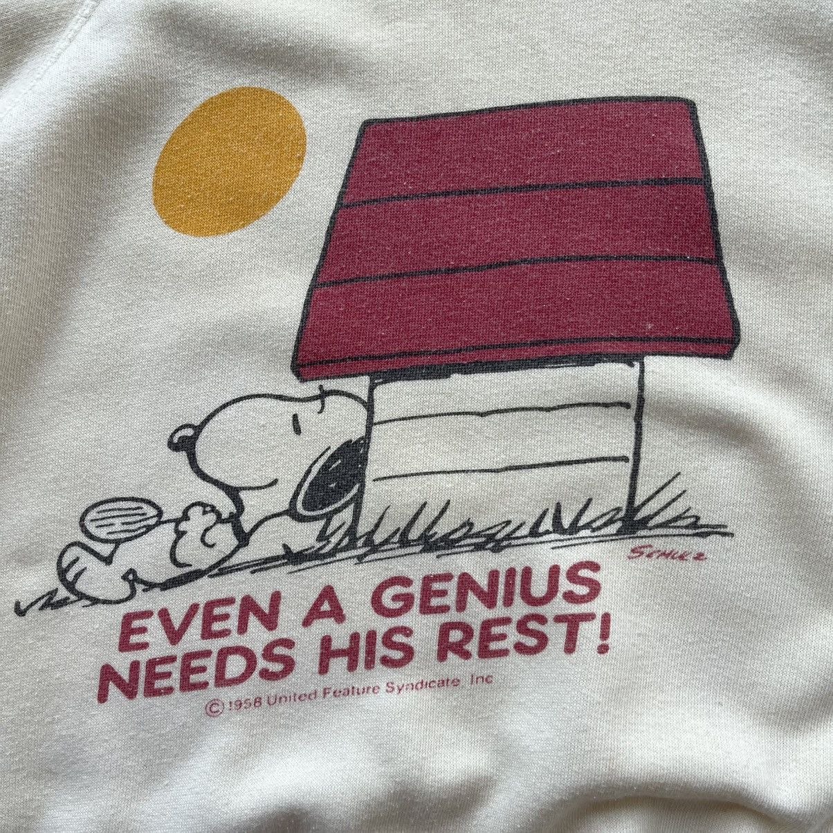 Peanuts × Vintage Switcher Snoopy Genius Peanut Logo 1958 Vintage Sweatshirt Size US S / EU 44-46 / 1 - 5 Thumbnail