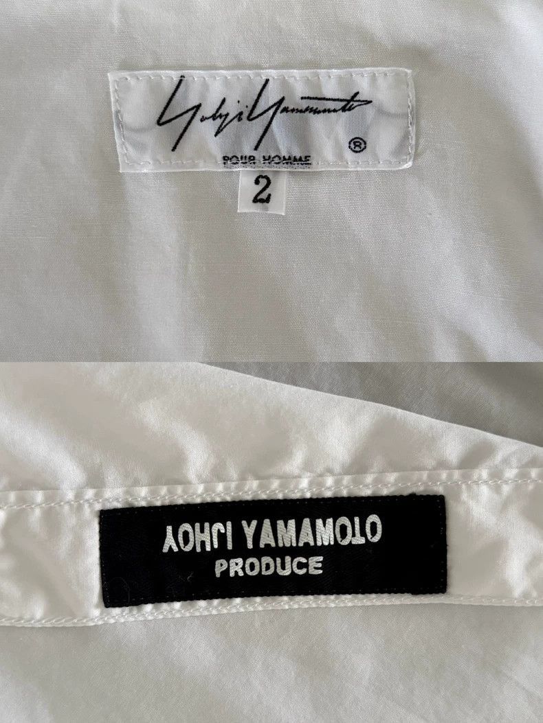 Yohji Yamamoto Yohji Yamamoto Yohji Yamamoto Pour Homme Long Sleeve Shirt Size US M / EU 48-50 / 2 - 6 Thumbnail