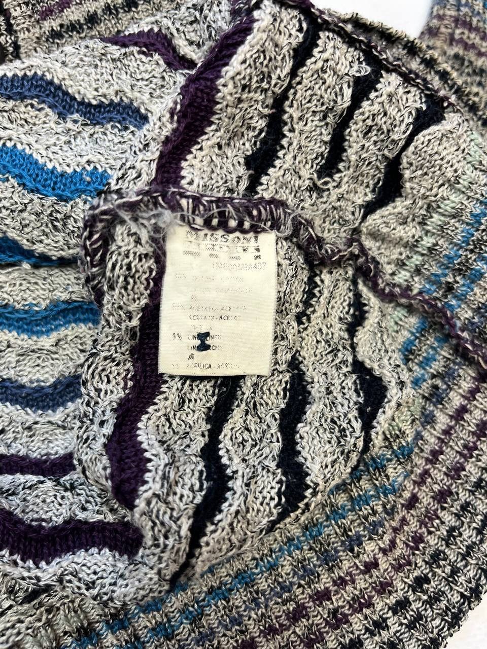 Missoni Vintage Missoni Luxury knit Cardigan Sweater Jumper Cotton Size US XL / EU 56 / 4 - 12 Thumbnail