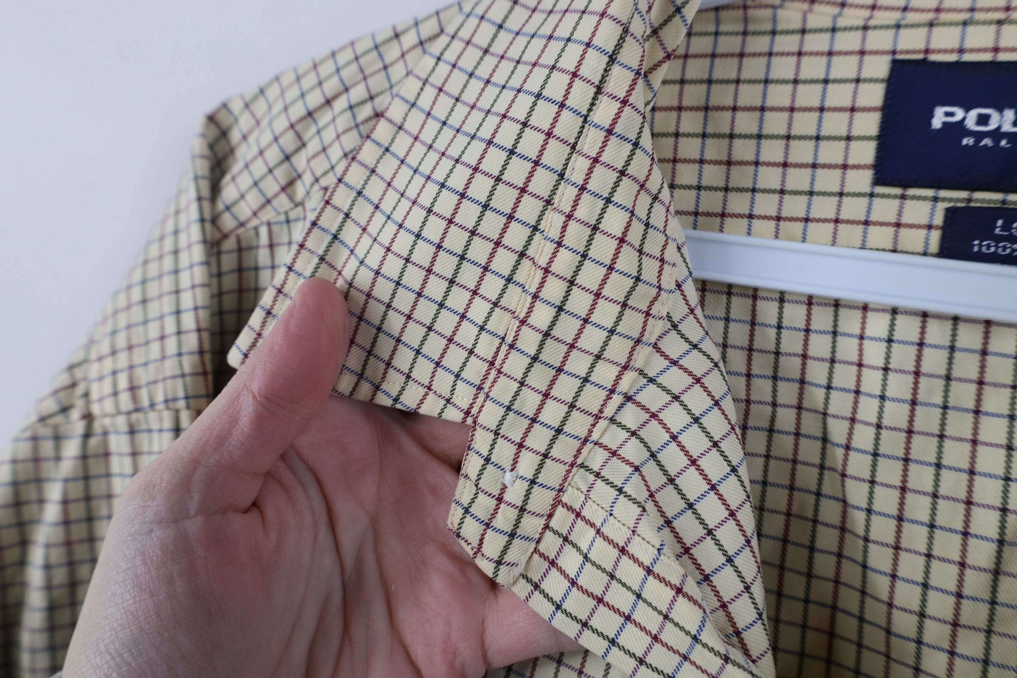 Ralph Lauren Vintage 90s Polo Golf Ralph Lauren Button Shirt Plaid Size US XL / EU 56 / 4 - 4 Thumbnail