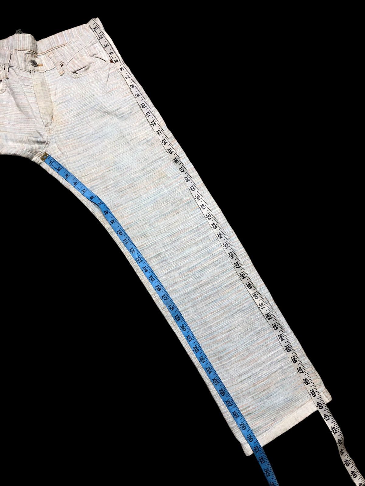 Edwin × Japanese Brand STRIPED SELVEDGE EDWIN DENIM Size US 30 / EU 46 - 11 Thumbnail