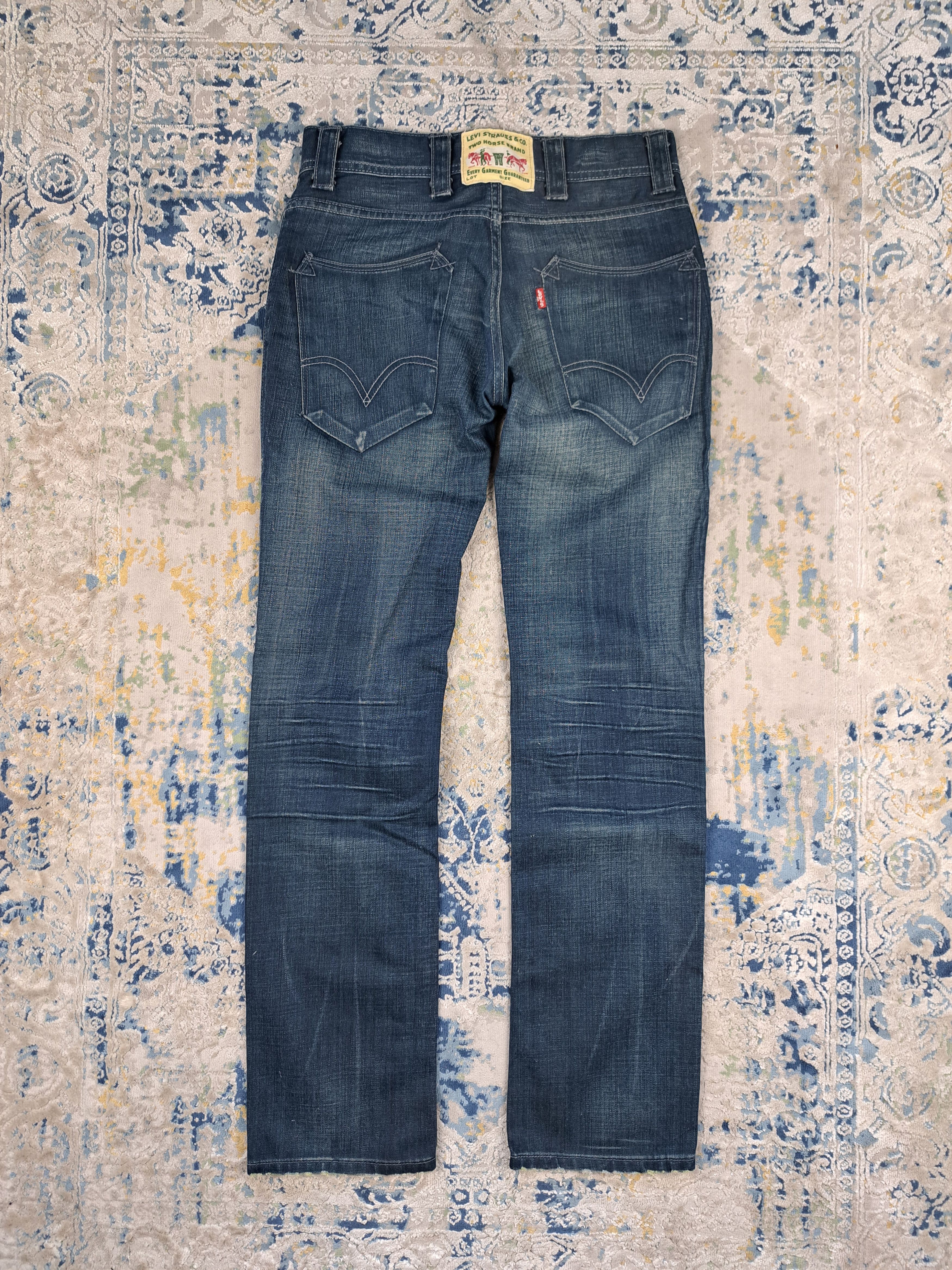 Levi's Vintage y2k Levis Low Rise Luster Denim Embroidered Red Tab Size US 30 / EU 46 - 5 Thumbnail