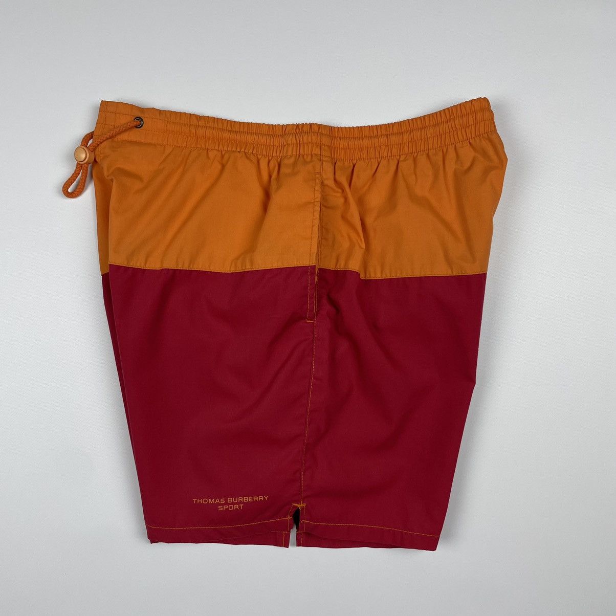 Burberry × Vintage Vintage Thomas Burberry sport shorts swim summer light Size US 34 / EU 50 - 2 Thumbnail