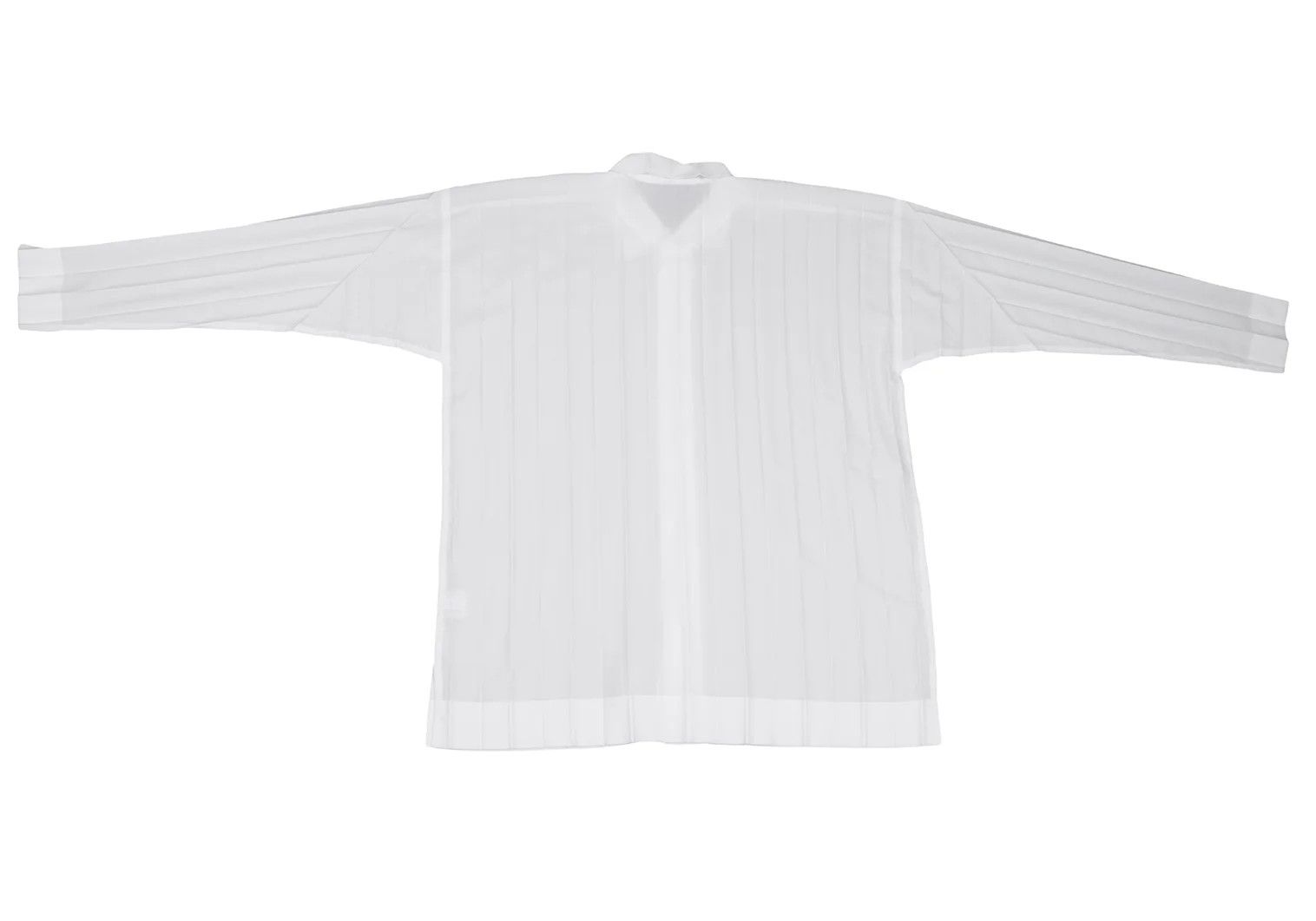 Issey Miyake Pleated Polyester Shirt in White Size US S / EU 44-46 / 1 - 10 Thumbnail