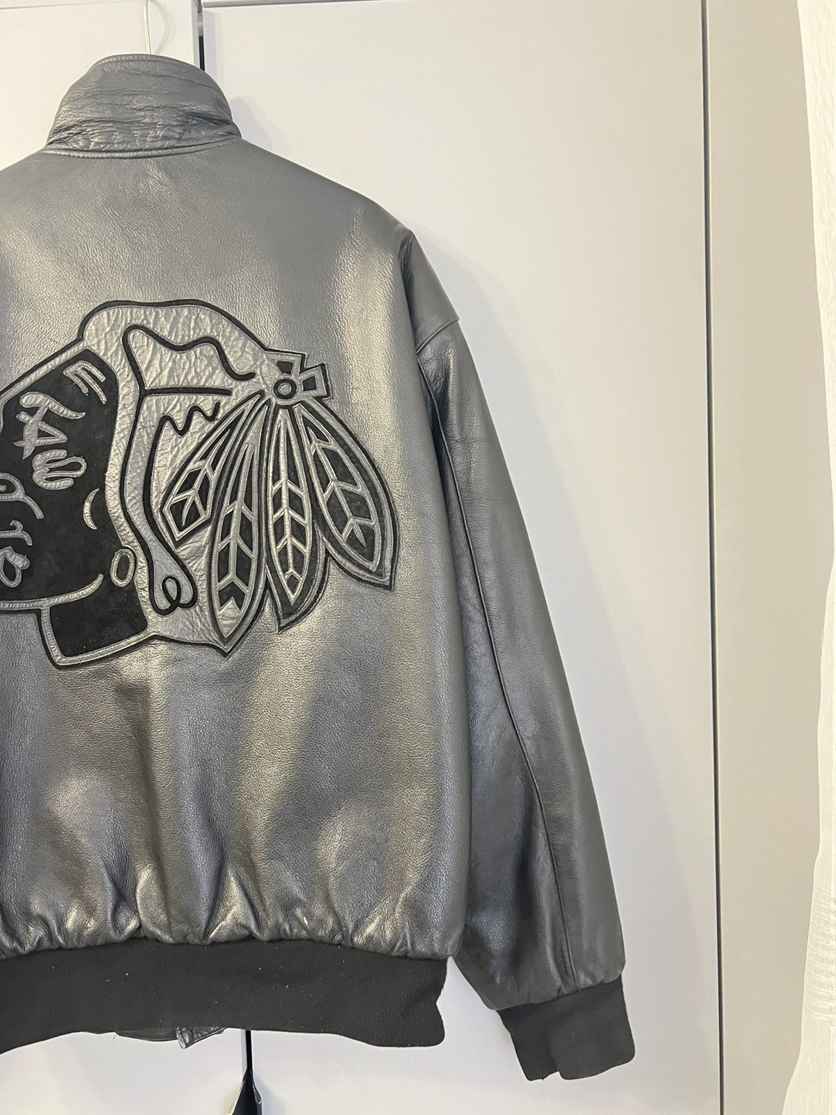 Jeff Hamilton Jeff Hamiltone Vintage Leather Chicago Blackhawks 🇺🇸 Size US L / EU 52-54 / 3 - 4 Thumbnail