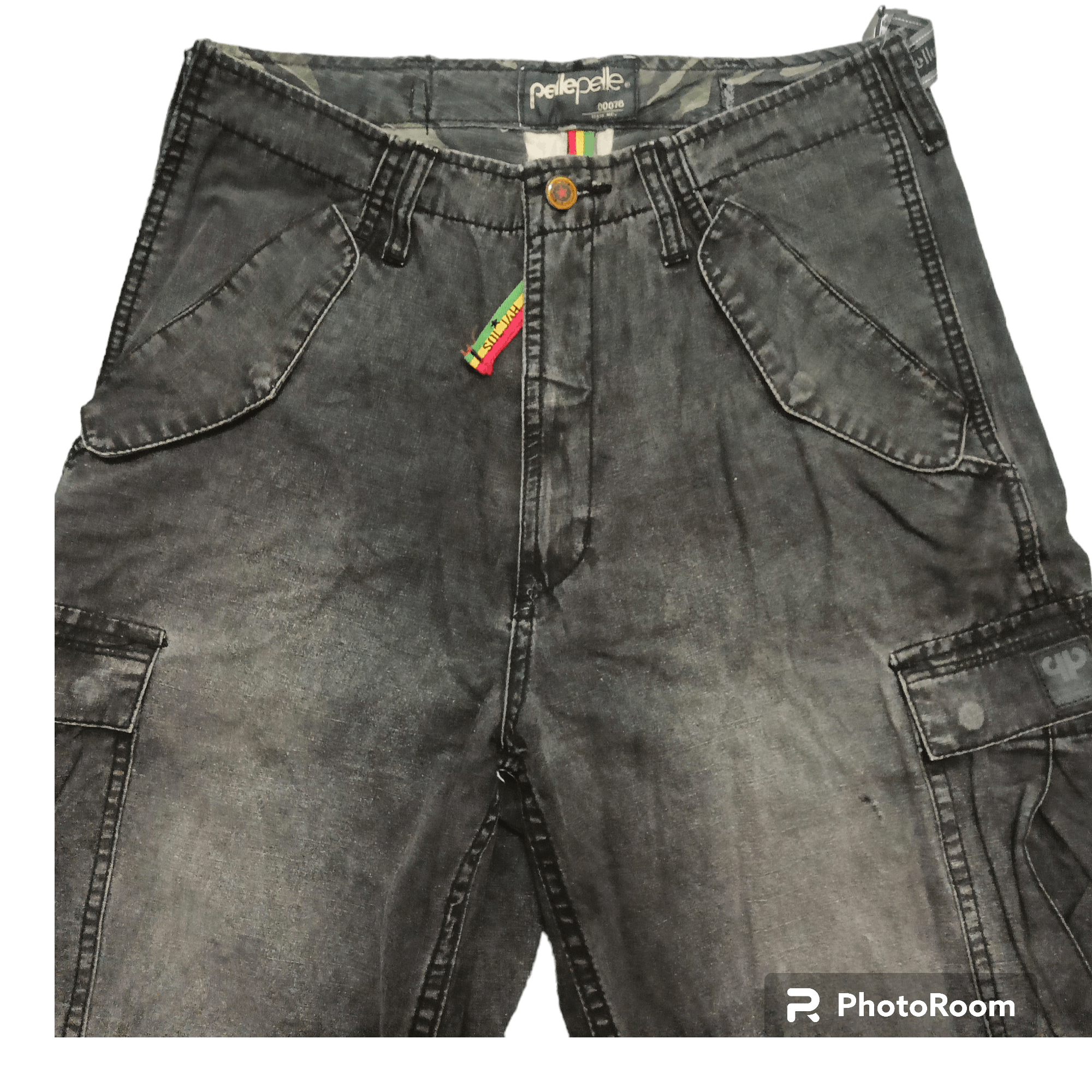 Marc Buchanan × Pelle Pelle Distressed Pelle Pelle Cargo Tactical Bondage Pants Size US 30 / EU 46 - 2 Thumbnail