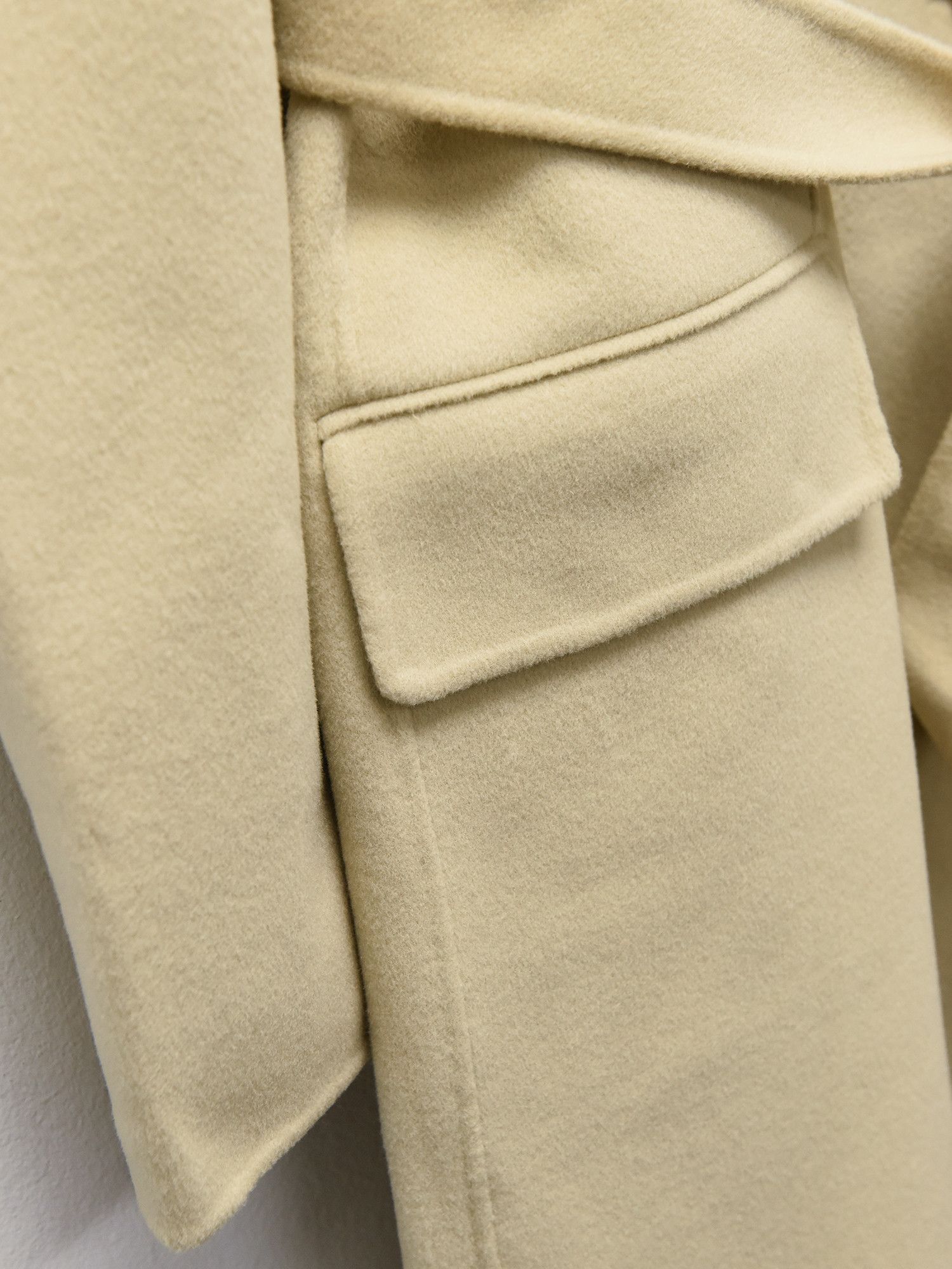 Sportmax SPORTMAX Womens Tresa Belted Wool Long Coat Size M / US 6-8 / IT 42-44 - 9 Thumbnail