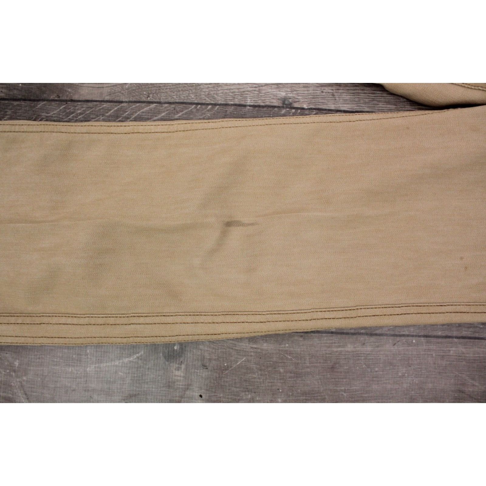 Lee VINTAGE Lee Pants 70s Khaki Beige 30x28.5 Mens Disco Flared Pants 1970s Regular Cotton Blend 38" Length Size US 30 / EU 46 - 7 Thumbnail