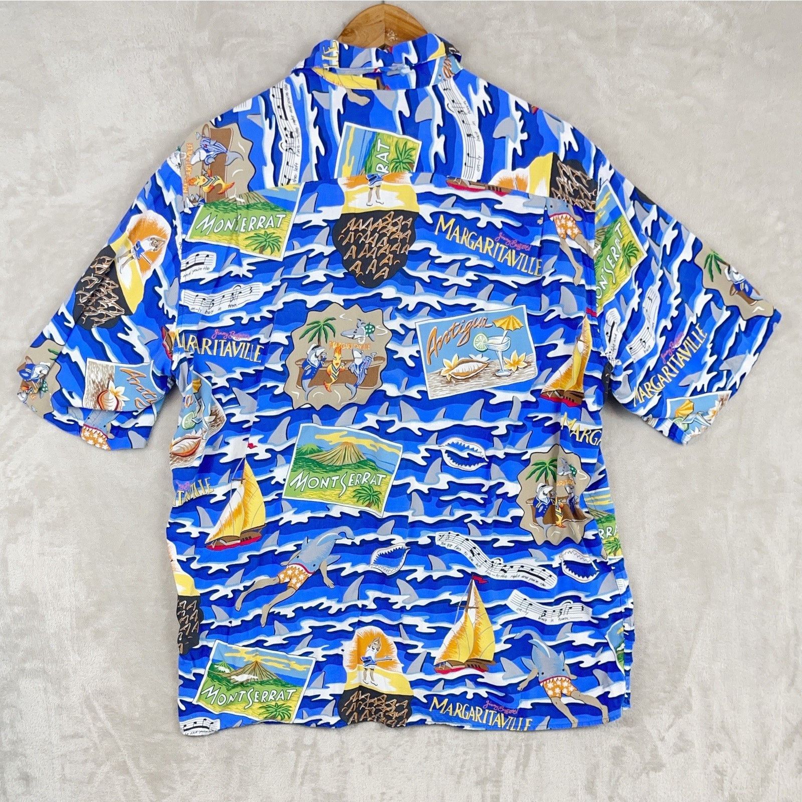 Reyn Spooner Reyn Spooner X Jimmy Buffet Shark Bait Hawaiian Shirt Large Size US L / EU 52-54 / 3 - 3 Thumbnail