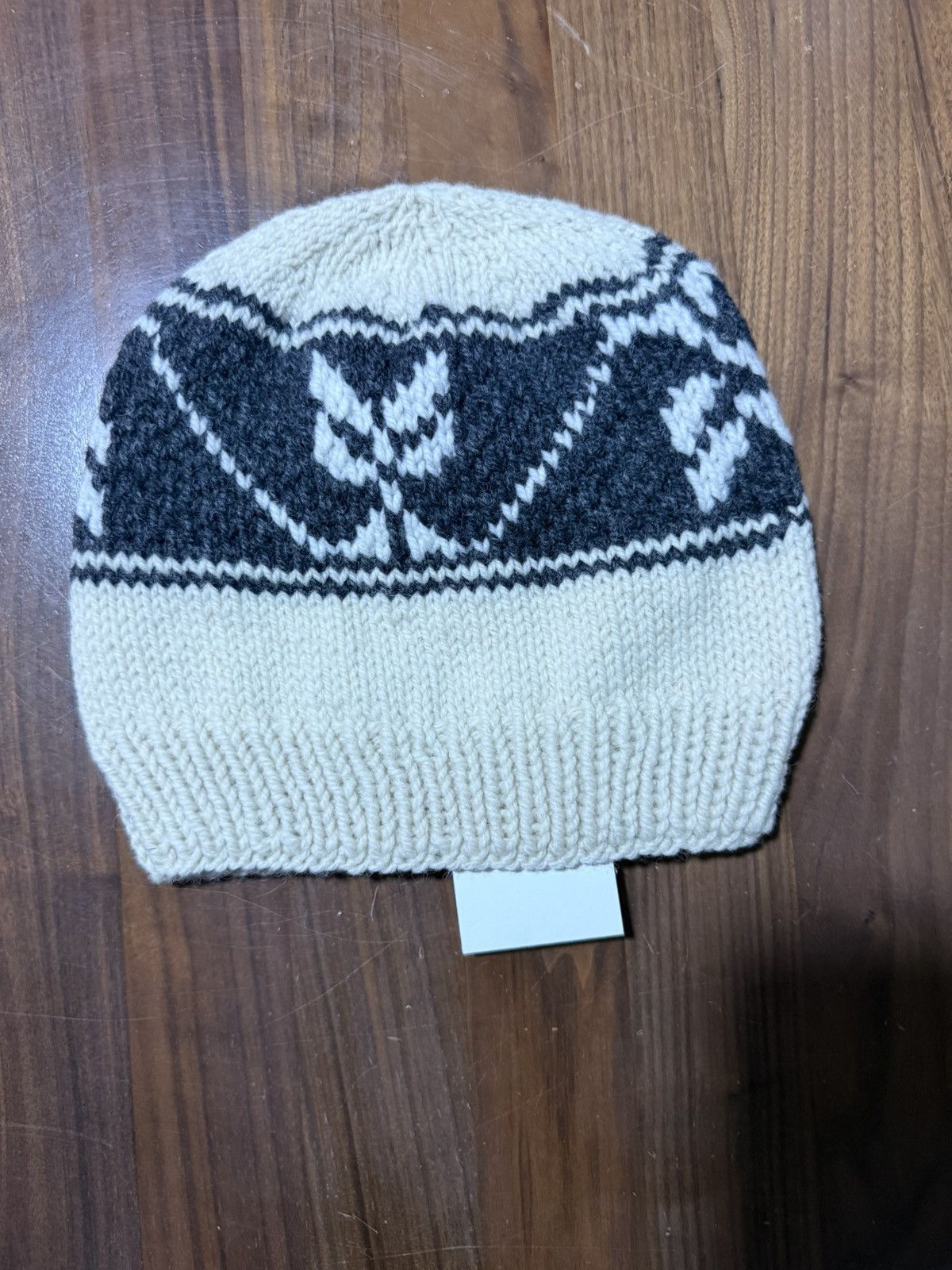 Aime Leon Dore Aime Aimé Leon Dore Hand Knit Heritage Beanie 'Coconut Milk' Size ONE SIZE - 1 Thumbnail