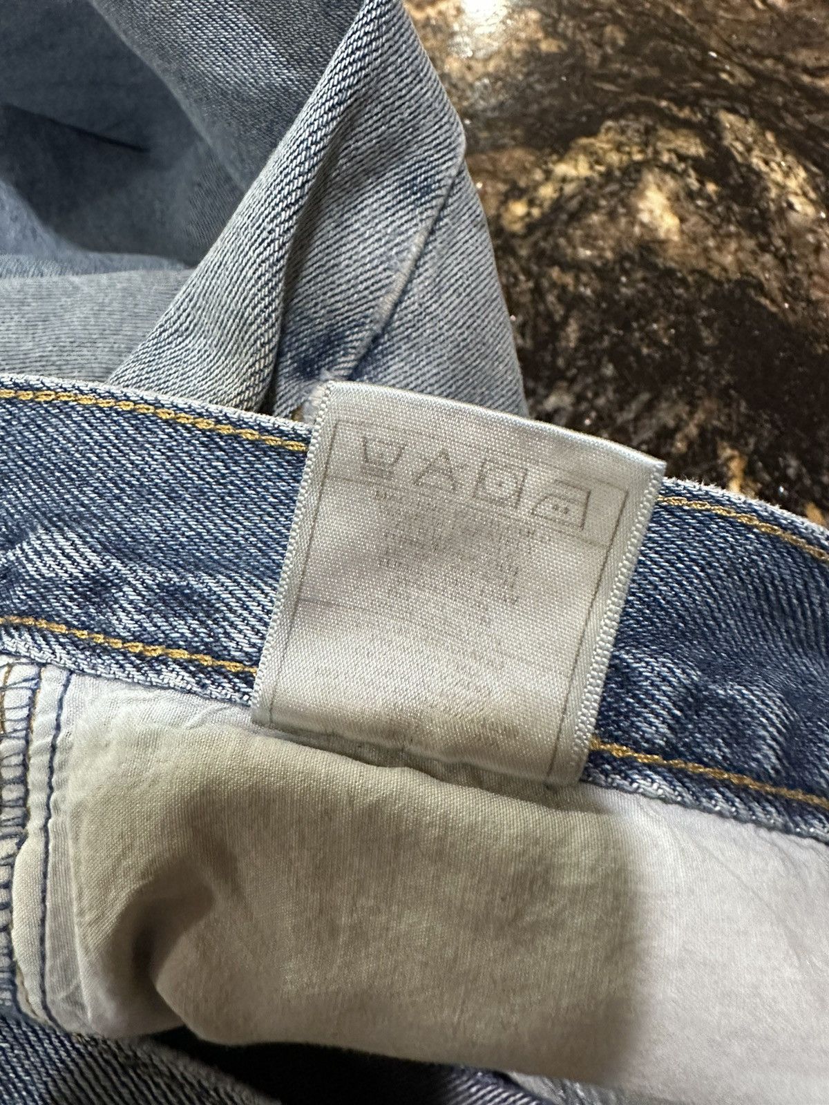 Architect × Vintage Vintage Architect Distressed Stone Paint Denim Blue Jeans Size US 36 / EU 52 - 11 Thumbnail