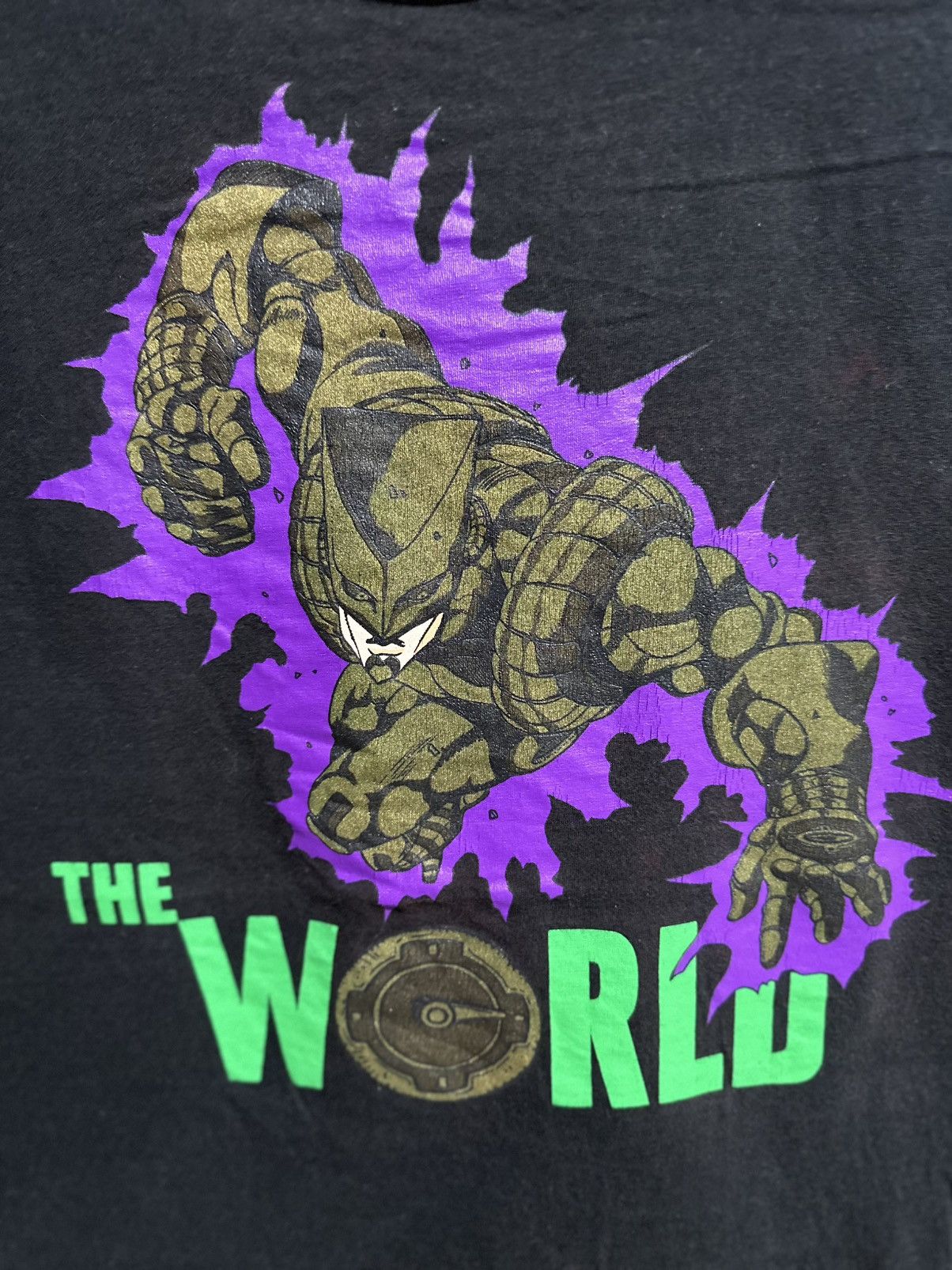 Anime Vintage JoJo Bizarre Adventure “The World” Tee Size US M / EU 48-50 / 2 - 2 Thumbnail