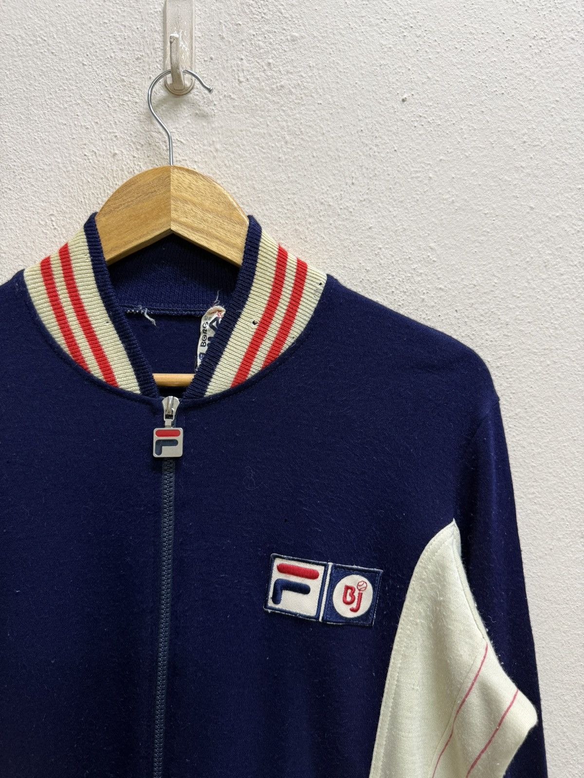 Fila 🔥Rare🔥Vintage 80s Fila Settanta Bjorn Borg track sweater Size US S / EU 44-46 / 1 - 23 Thumbnail