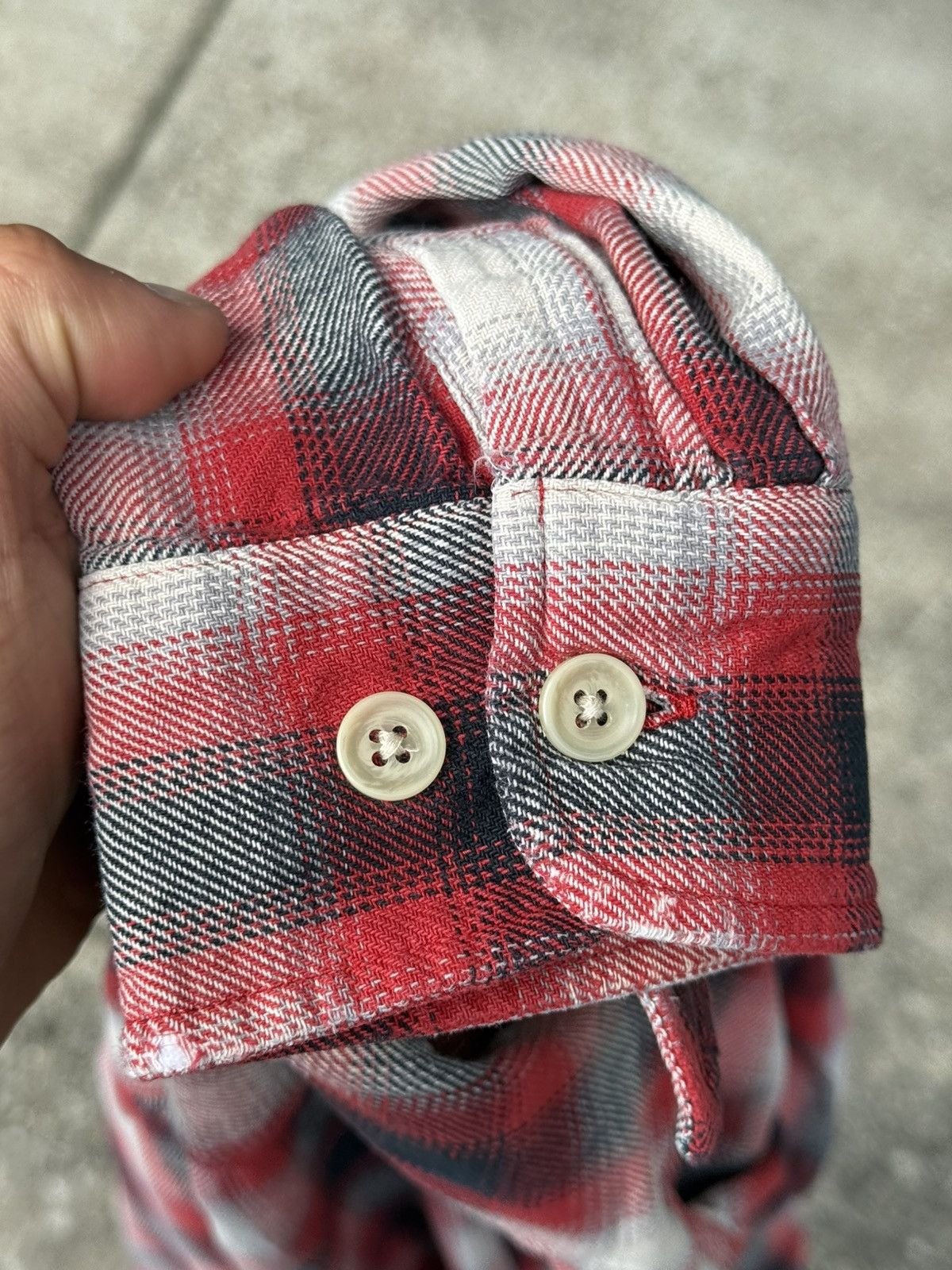 Gap 90s GAP Cotton Relaxed Fit Plaid Red Black & White Flannel Size US M / EU 48-50 / 2 - 5 Thumbnail