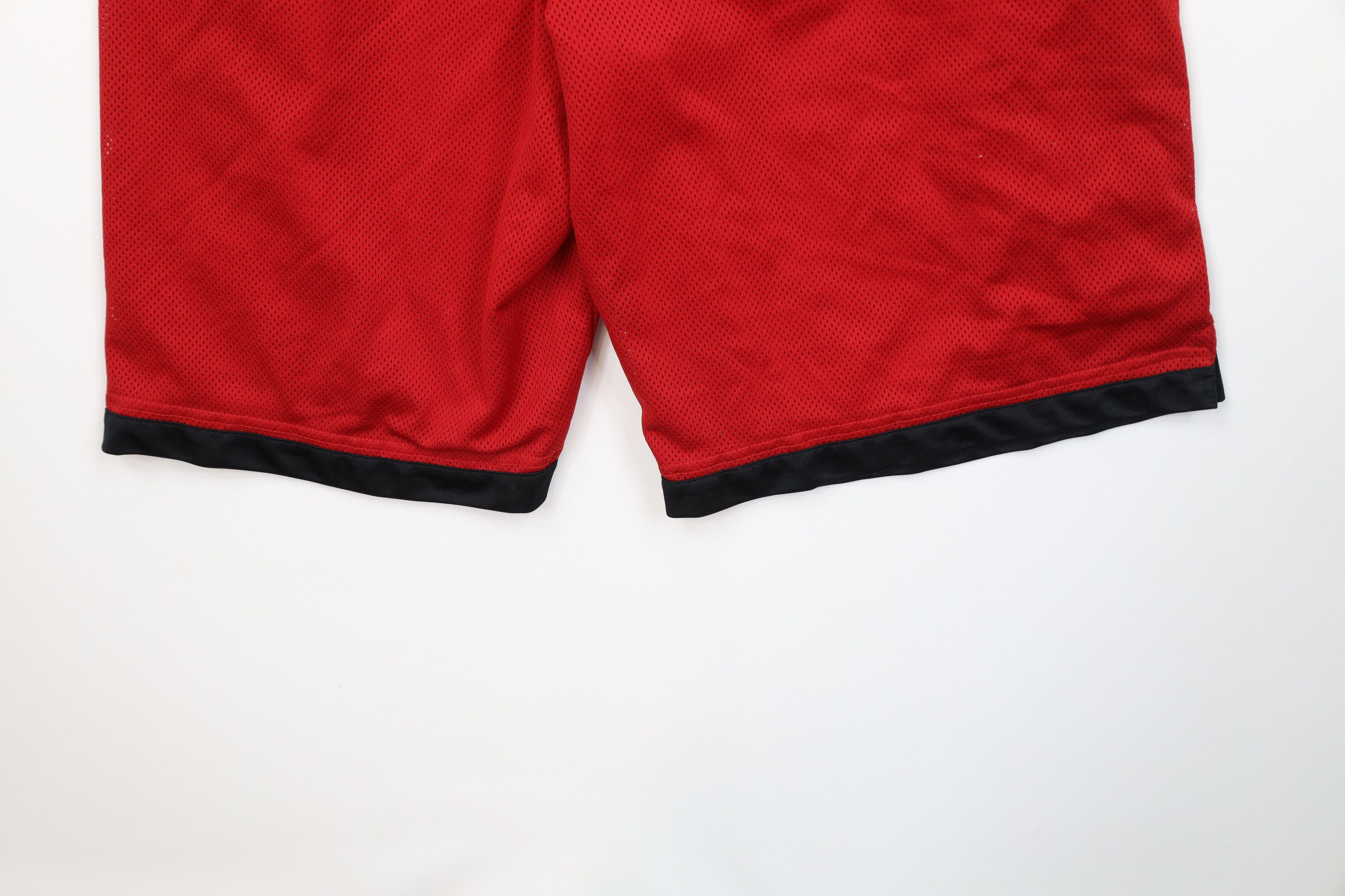Nike Vintage Y2K Nike Scott Swoosh Mesh Basketball Shorts Red Size US 30 / EU 46 - 11 Thumbnail