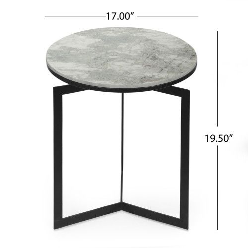 Designer × Homemade Round Accent Side Table Size US L / EU 52-54 / 3 - 7 Thumbnail