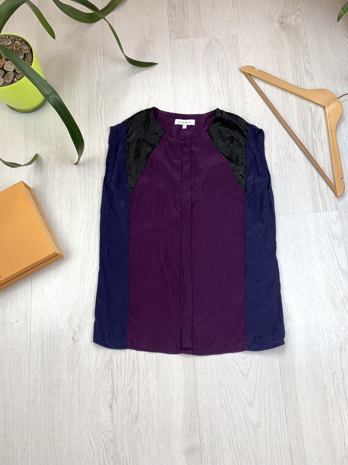 Sandro Sandro Paris Women’s Silk Blouse Size 1 Size S / US 4 / IT 40 - 1 Thumbnail