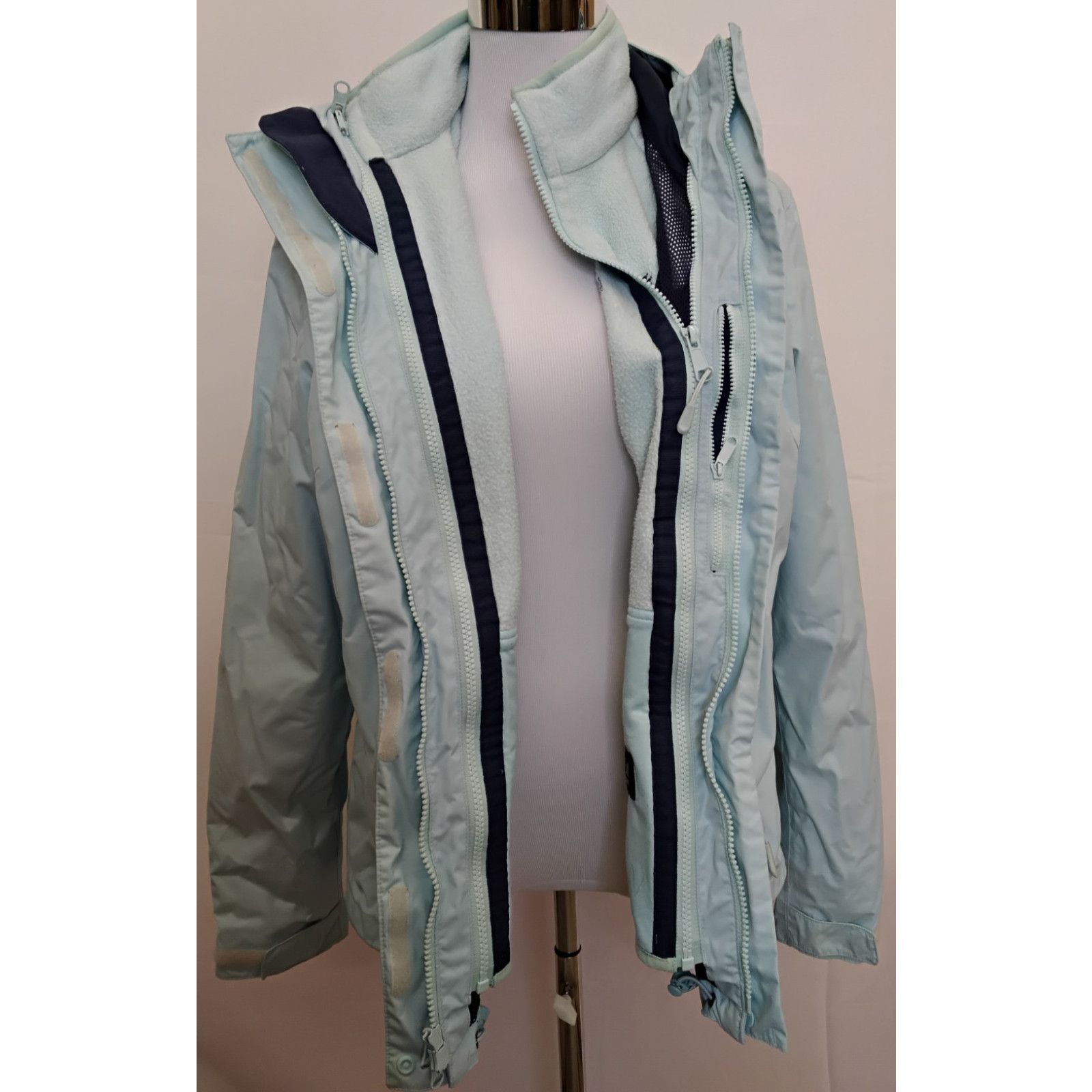 Jack Wolfskin Jack Wolfskin 3-in-1 Jacket Women's M Short Light Blue Size M / US 6-8 / IT 42-44 - 9 Thumbnail