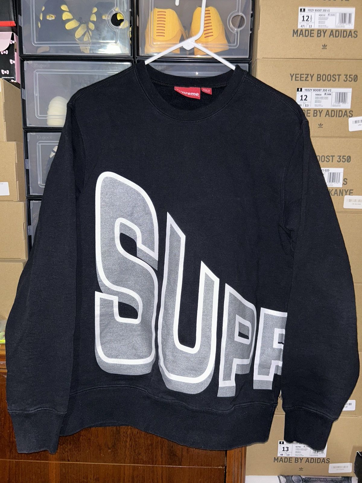 Supreme Supreme Side Arc Crewneck Sweatshirt SS18 size Medium VNDS Size US M / EU 48-50 / 2 - 1 Thumbnail