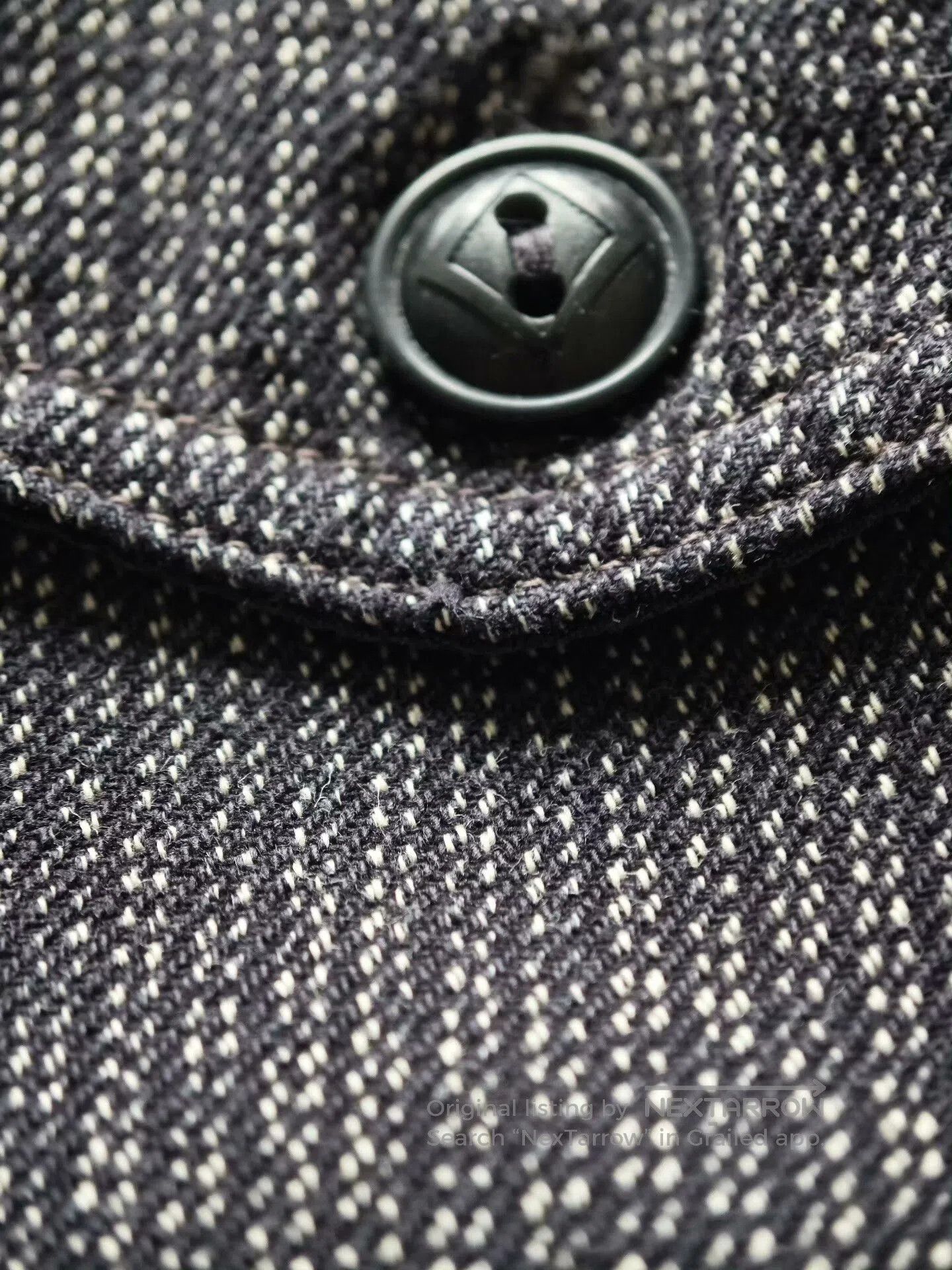 RRL Ralph Lauren RRL Black Stripe Pepper Salt Shirt. Size US S / EU 44-46 / 1 - 7 Thumbnail