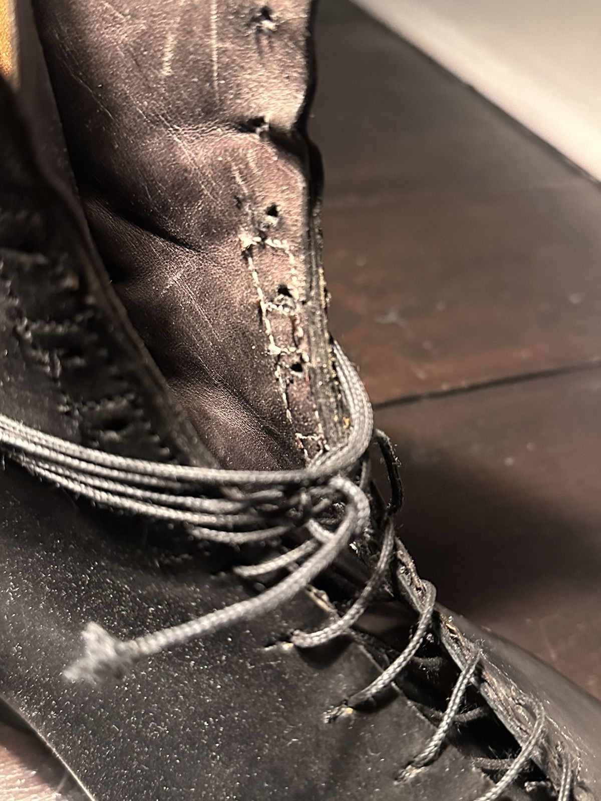 Carpe Diem × Linea × Maurizio Altieri SHELL CORDOVAN MICROLACE BOOTS Size US 10 / EU 43 - 8 Thumbnail