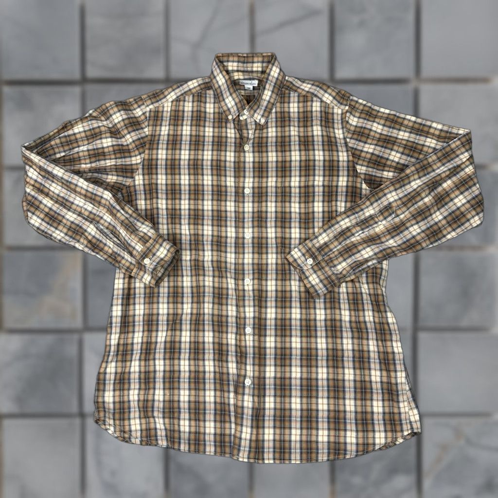 Steven Alan Steven Alan Shirt Adult M Brown Button Flannel Long Sleeve USA Casual Top M Size US M / EU 48-50 / 2 - 1 Thumbnail