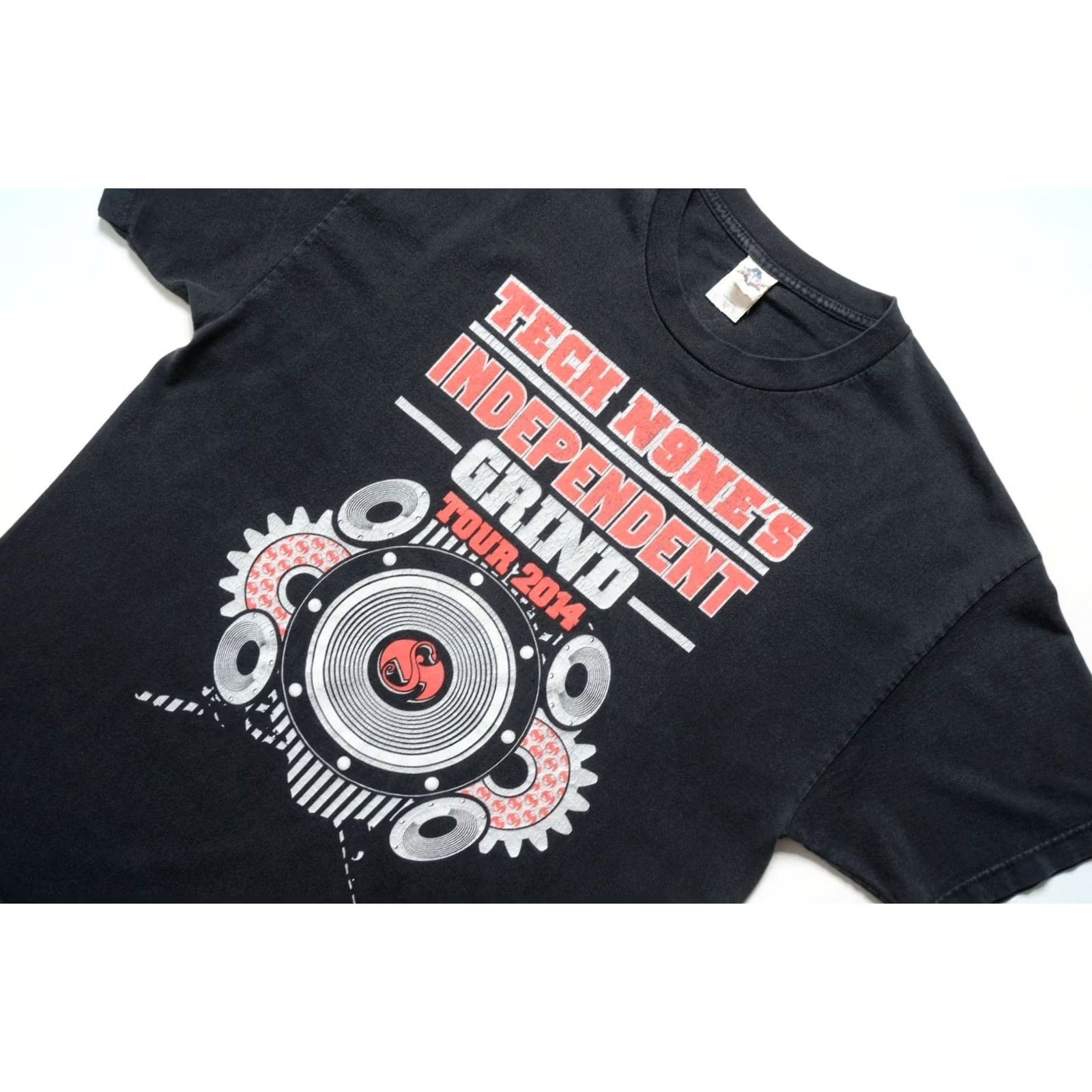 Vintage VINTAGE Alstyle HIP HOP T-SHIRT TECH N9NE VTG INDEPENDENT GRIND GRAPHIC PRINT CREW NECK SHORT SLEEVE XL BLACK Men Shirt Size US XL / EU 56 / 4 - 5 Thumbnail