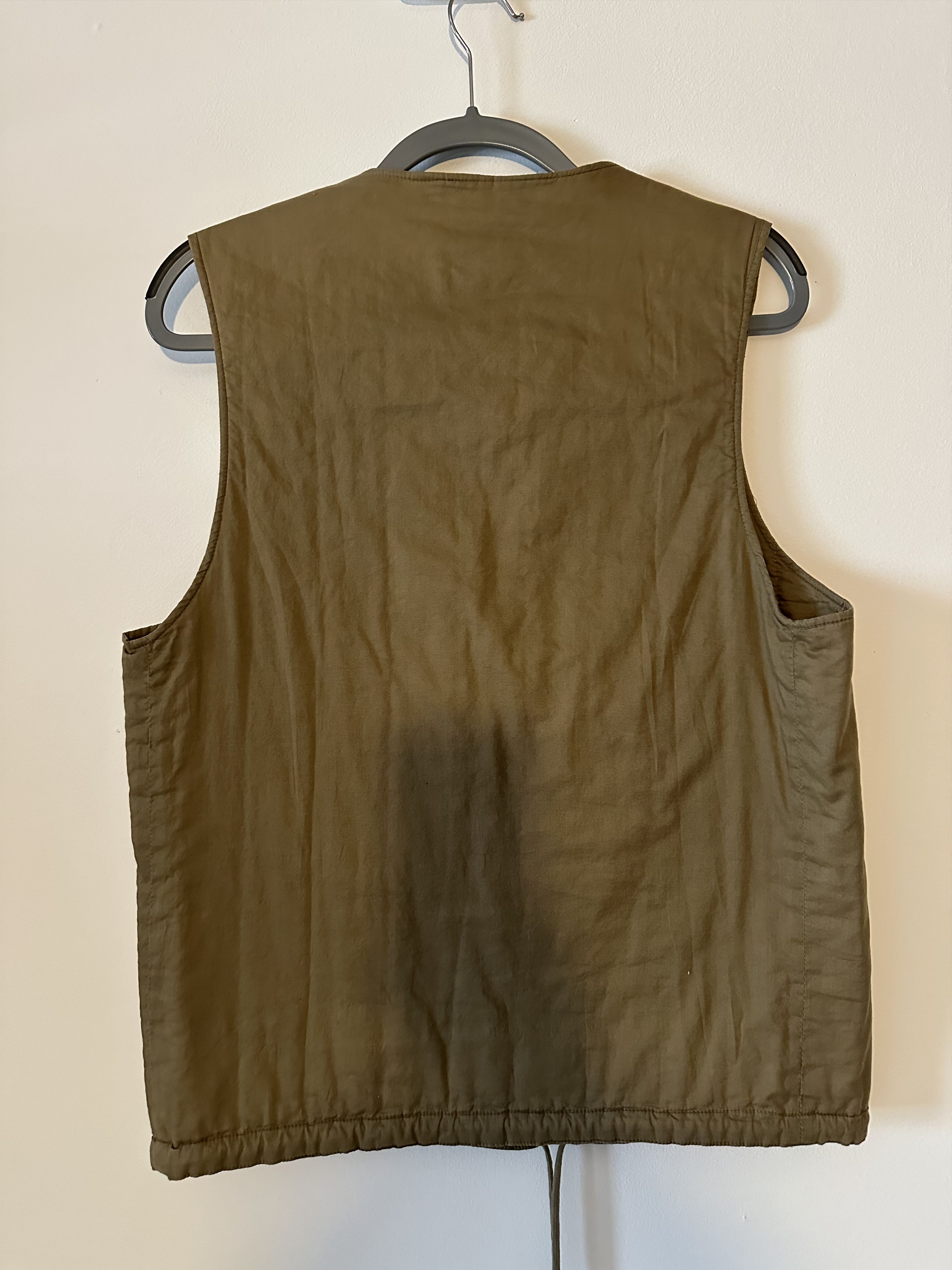 Helmut Lang Helmut Lang Vintage Military Beige Vest Size US S / EU 44-46 / 1 - 3 Thumbnail