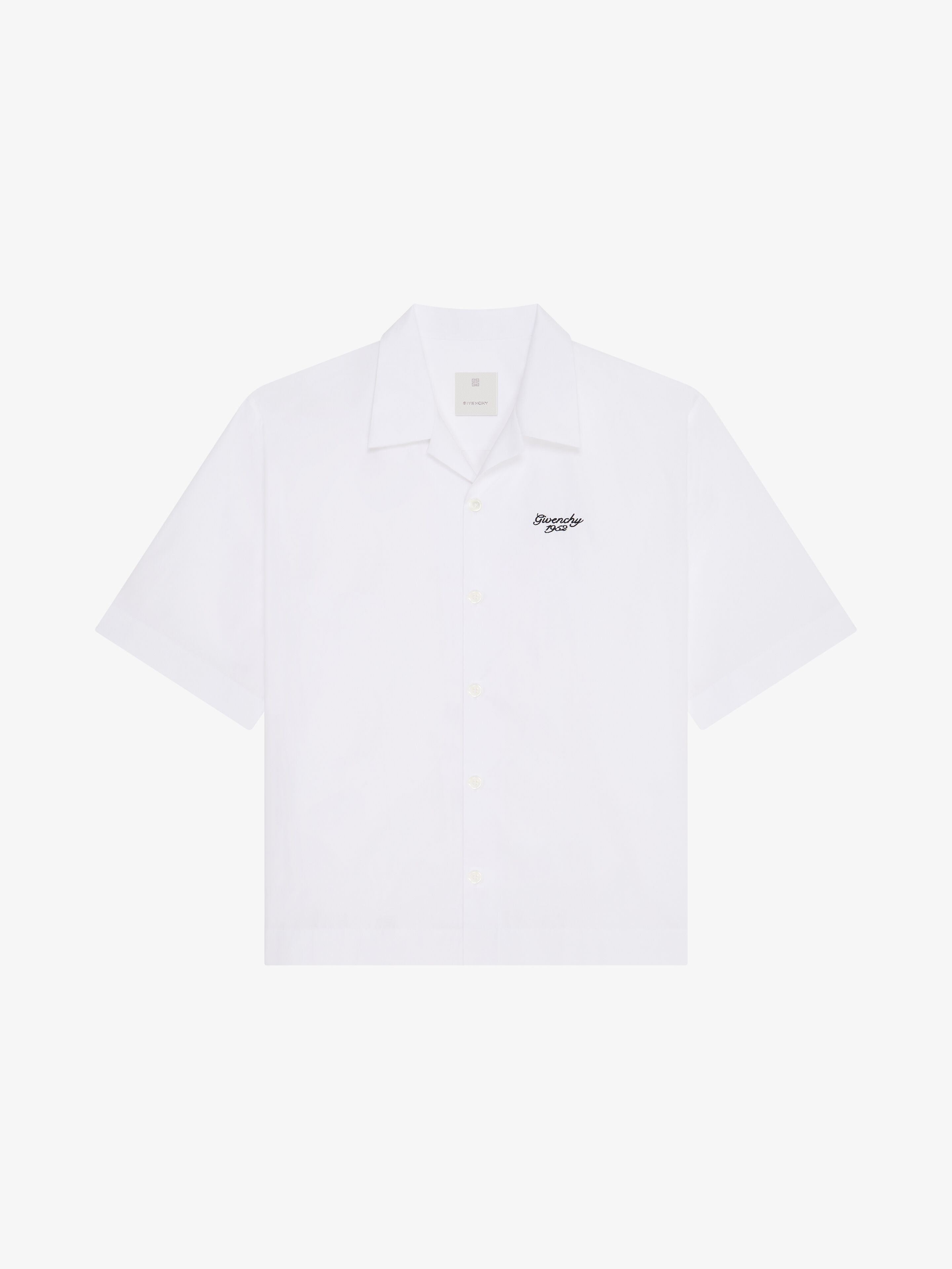Givenchy o1srvl11e0125 Boxy Fit Shirt in White Size US M / EU 48-50 / 2 - 1 Thumbnail