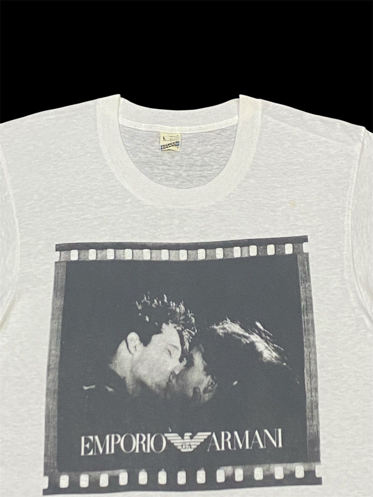 Vintage Rare🔥Vintage Emporio Armani Bruce Weber Photo Tee Size US L / EU 52-54 / 3 - 3 Thumbnail