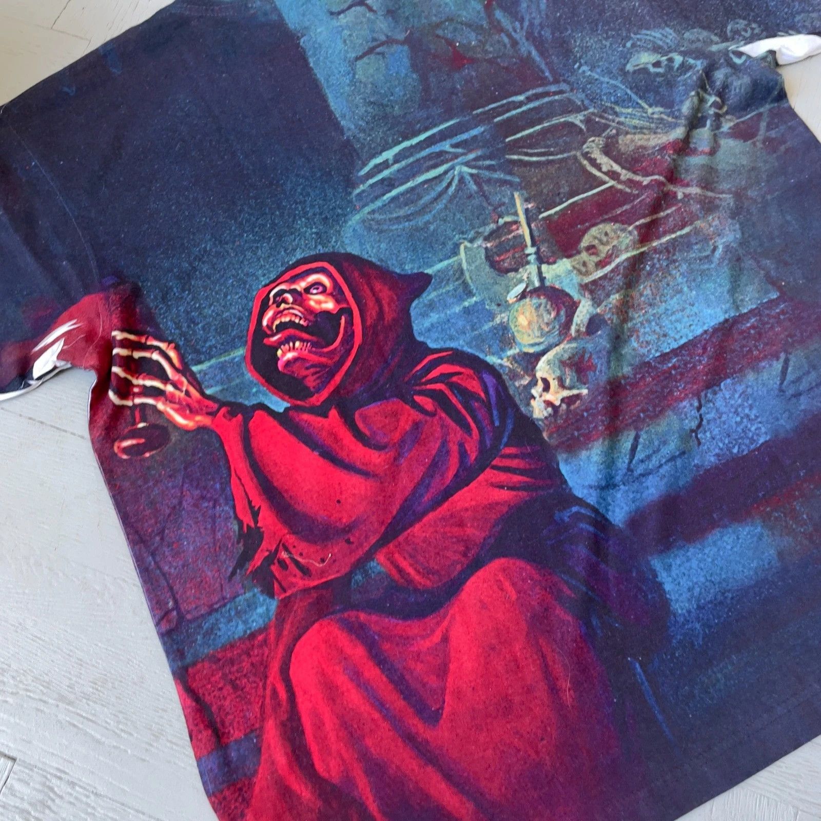 Band Tees Vintage Death Band Graphic All Over Print Tee Shirt Size US XL / EU 56 / 4 - 6 Thumbnail