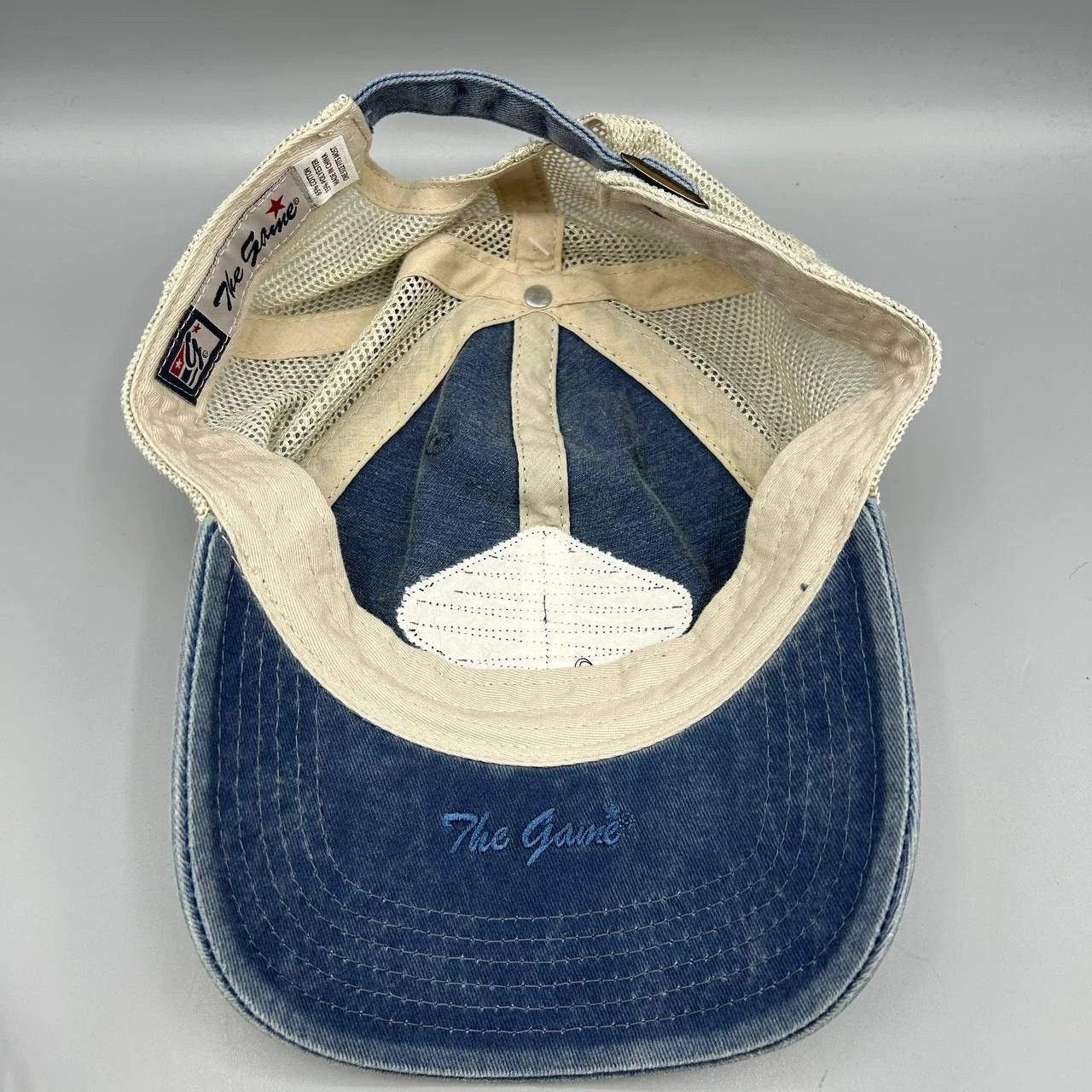 The Game Vintage UCLA Bruins Trucker Hat Men Denim NCAA Snap Back Cap Size ONE SIZE - 2 Thumbnail