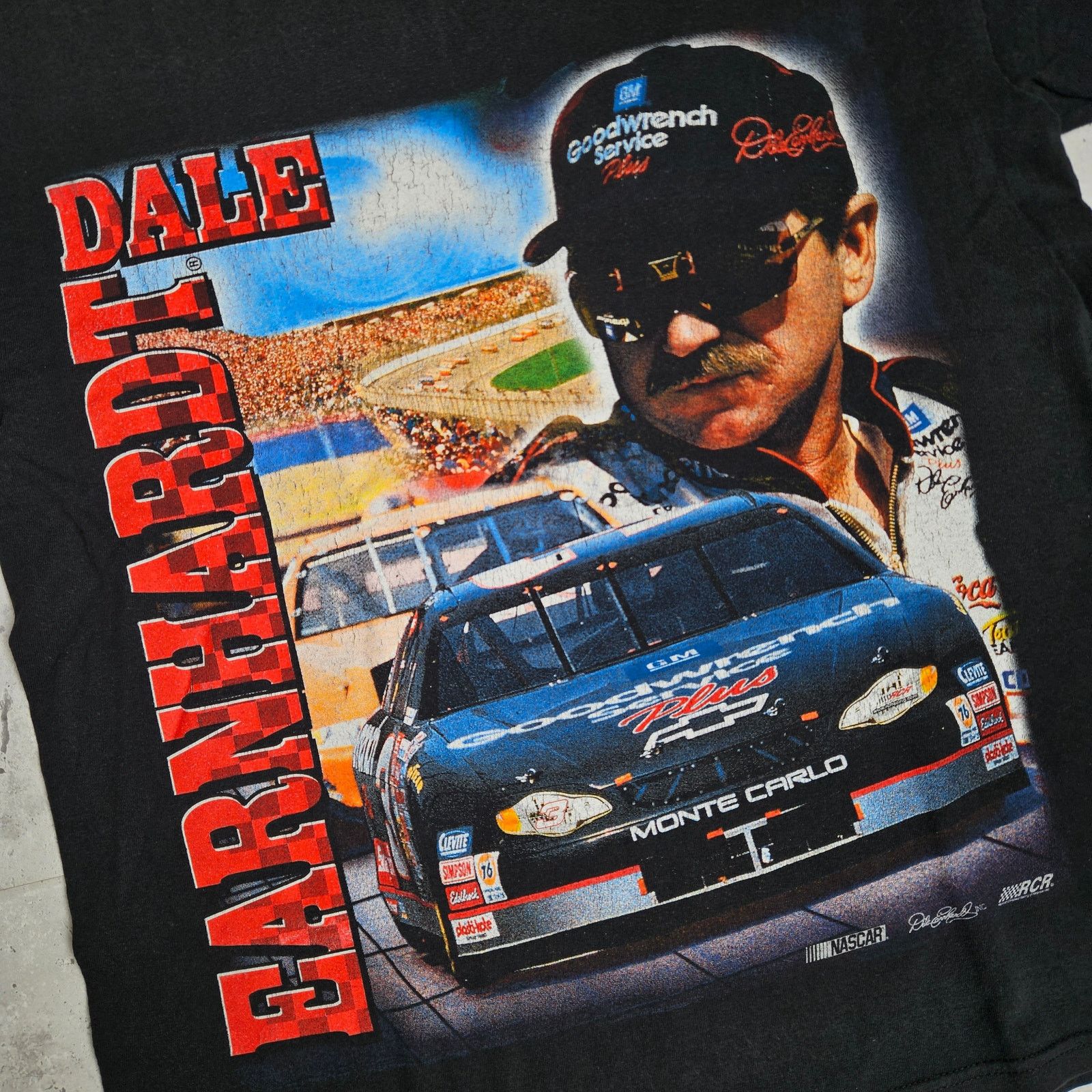 NASCAR × Vintage Vintage Dale Earnhardt Chevy Nascar T-shirt Size US M / EU 48-50 / 2 - 2 Thumbnail