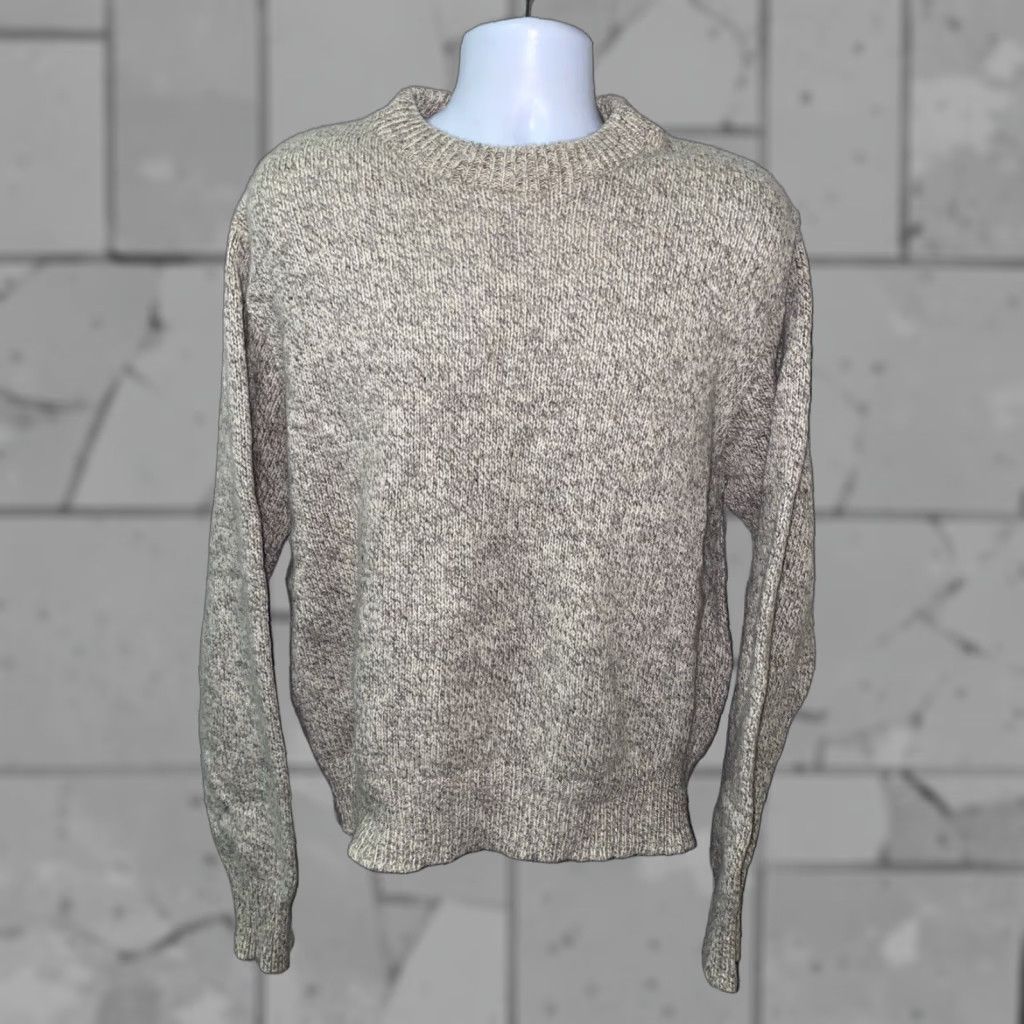 Vintage VINTAGE Milford Sweater Crewneck Mens 2XL Beige USA Made Wool-Nylon Blend Big & Tall Size US XXL / EU 58 / 5 - 1 Thumbnail
