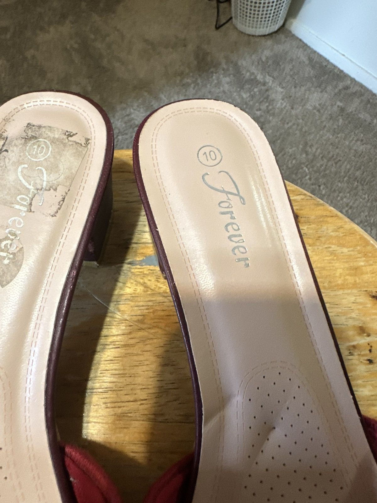 Other Vintage Forever “triple red Paris” slides size 10 Size US 10 / IT 40 - 2 Thumbnail