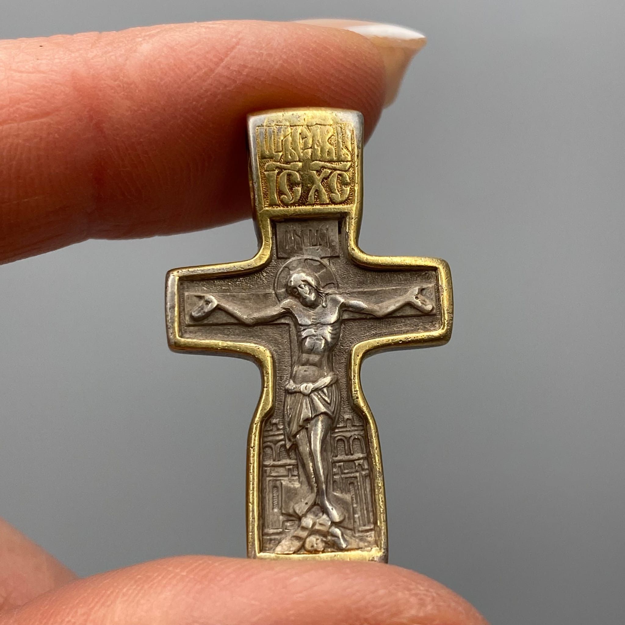 Vintage Vintage Orthodox Christian pendant 925 sterling silver Size ONE SIZE - 5 Thumbnail