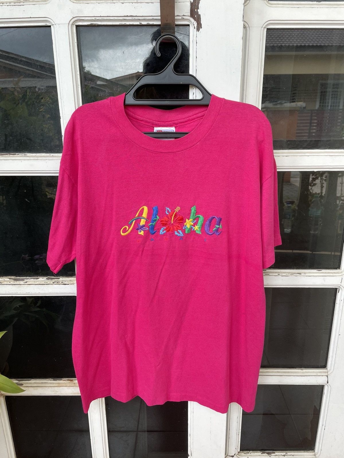 Vintage 90s Aloha Tshirt Pink