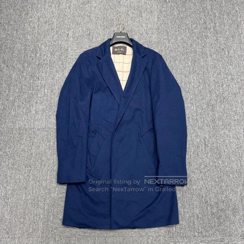 Loro Piana Loro Piana Navy Cashmere Coat. Size US L / EU 52-54 / 3 - 1 Thumbnail