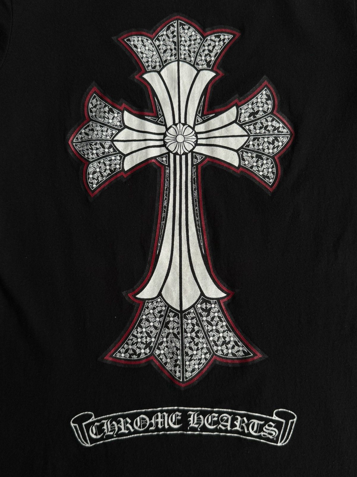 Chrome Hearts Rare 2000s - Double Cross Womens Tee Size M / US 6-8 / IT 42-44 - 3 Thumbnail