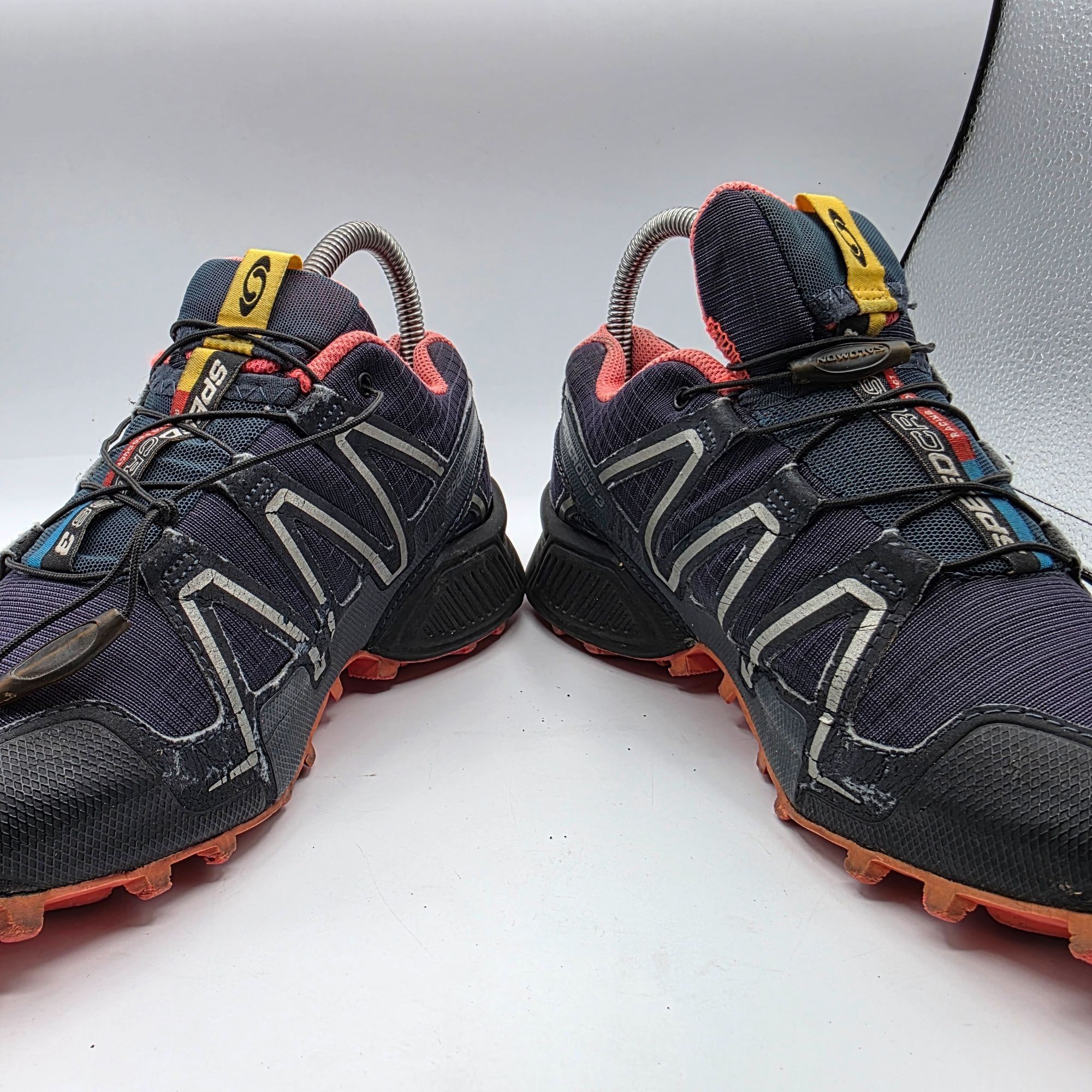 Salomon Salomon Speedcross 3 Womens Size 6 Black Pink Trail Running Size US 6 / IT 36 - 2 Thumbnail