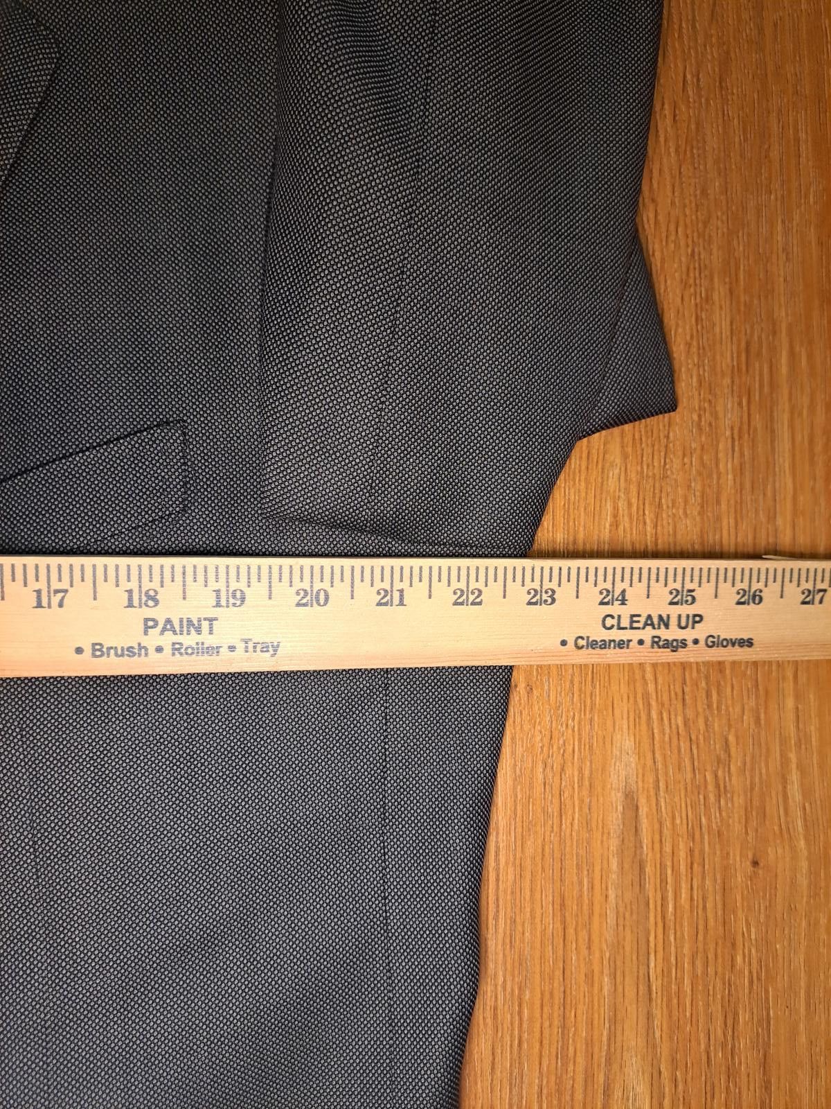 Ermenegildo Zegna Ermenegildo Zegna Sport Coat Mens 44L Gray Birdseye Wool Size 44L - 11 Thumbnail