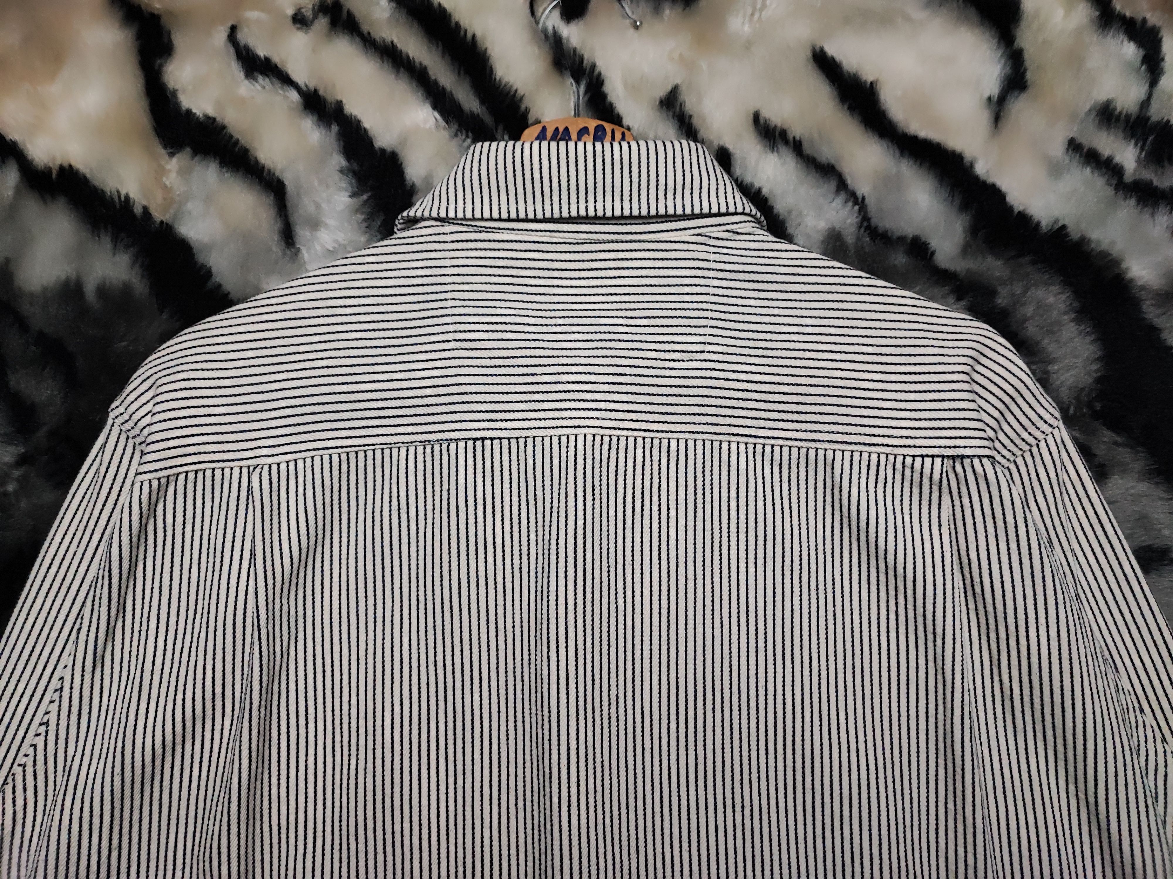 Blue Blue Japan Herringbone Wabash Baggy Denim Jacket Hickory Style Size US L / EU 52-54 / 3 - 22 Thumbnail