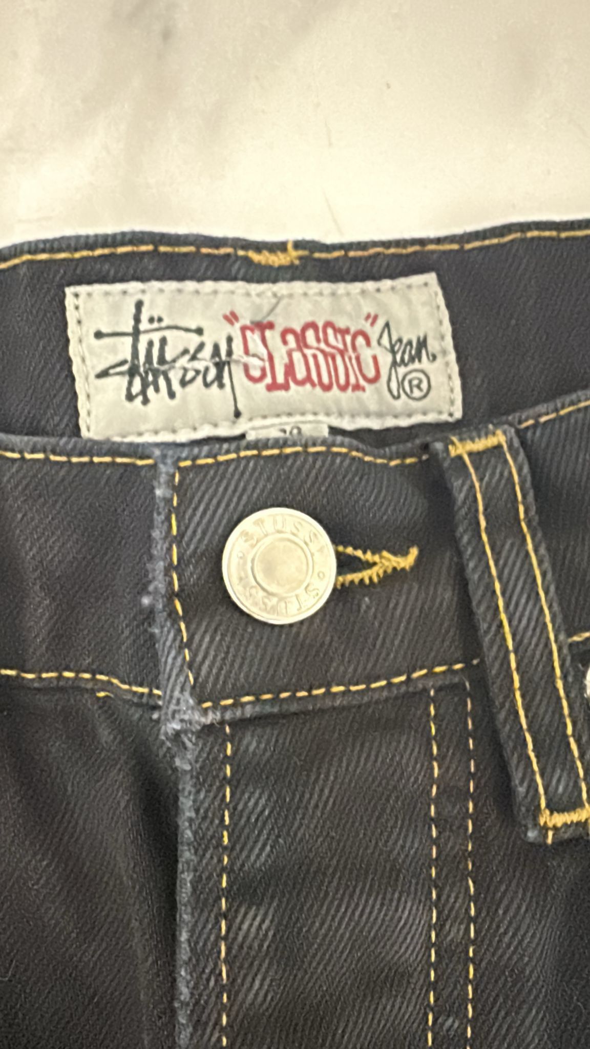 Stussy × Vintage Stüssy Classic Jean Size 28 Black Size US 28 / EU 44 - 6 Thumbnail