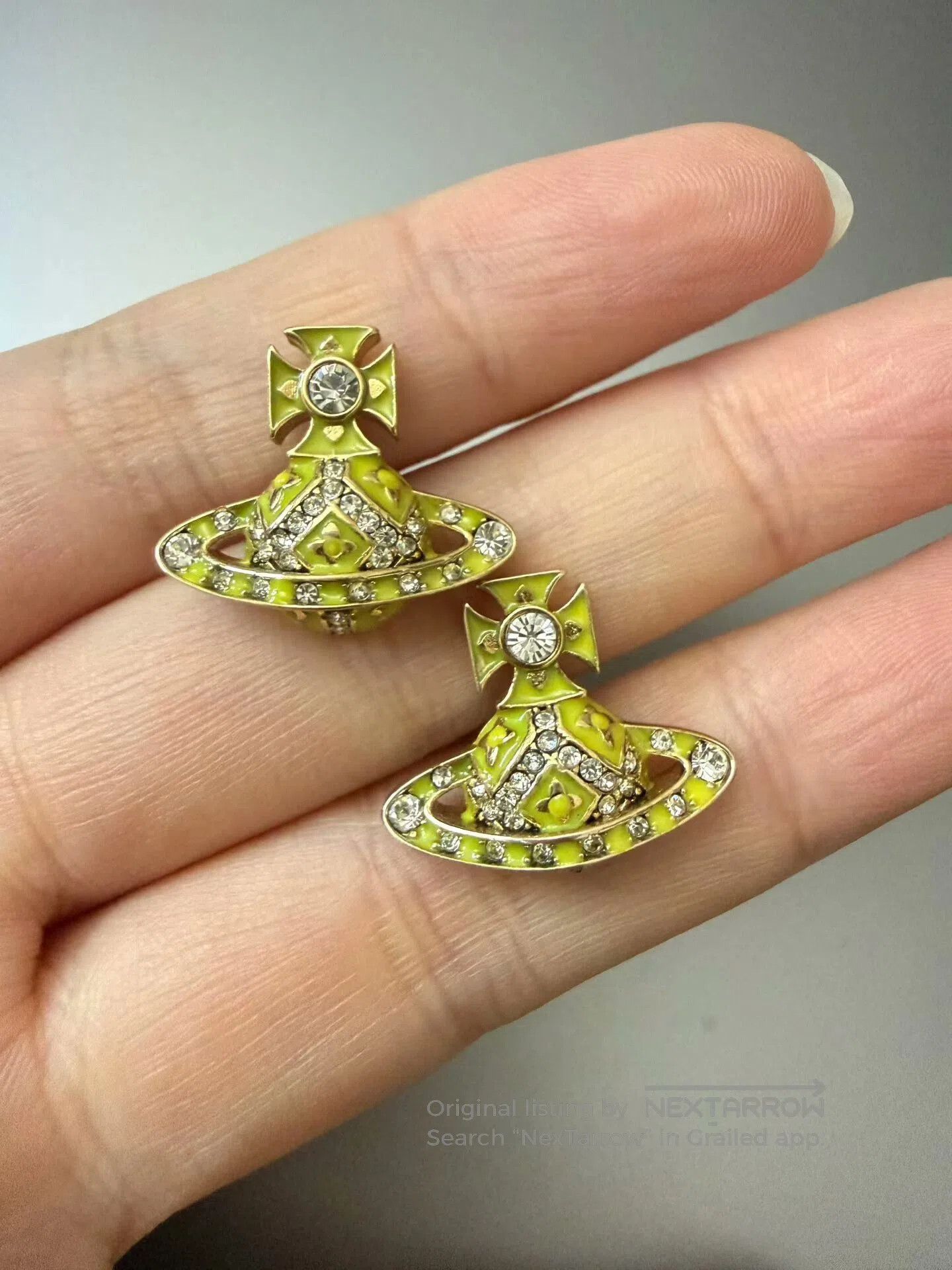 Vivienne Westwood Vivienne Westwood Saturn Earrings. Size ONE SIZE - 1 Thumbnail