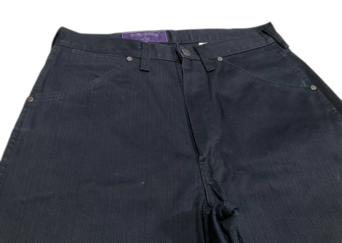 Japanese Brand × Needles × Nepenthes 🔥Archived Nepenthes Waxed Black Denim Size US 30 / EU 46 - 3 Thumbnail
