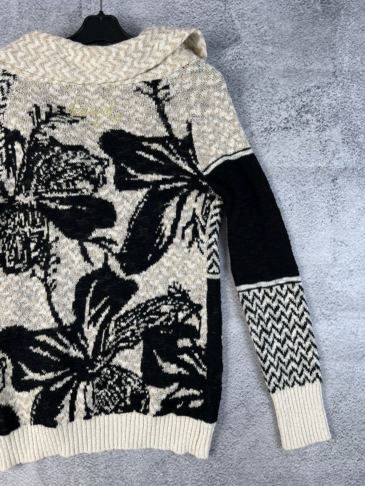 Designer × Desigual Desigual full zip knit sweater Size S / US 4 / IT 40 - 8 Thumbnail