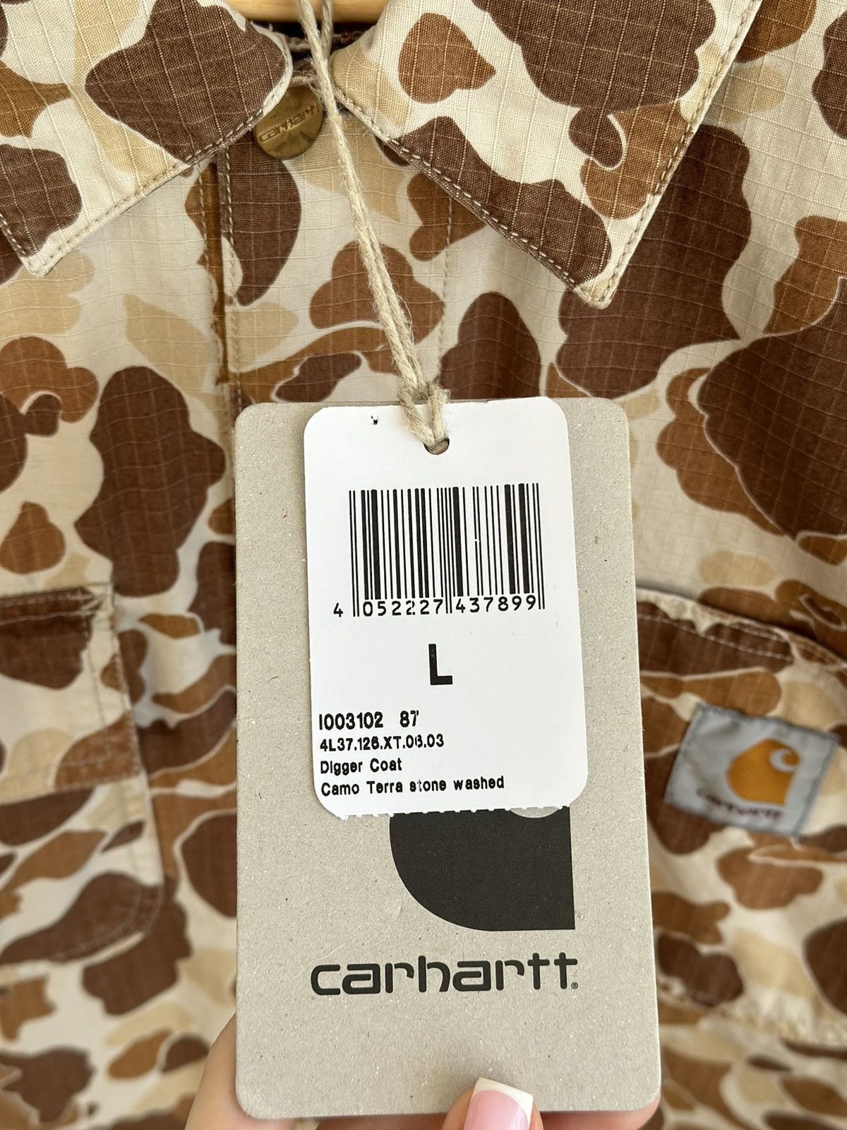 Carhartt Carhartt Digger Coat Camo Terra stone washed Size US L / EU 52-54 / 3 - 6 Thumbnail