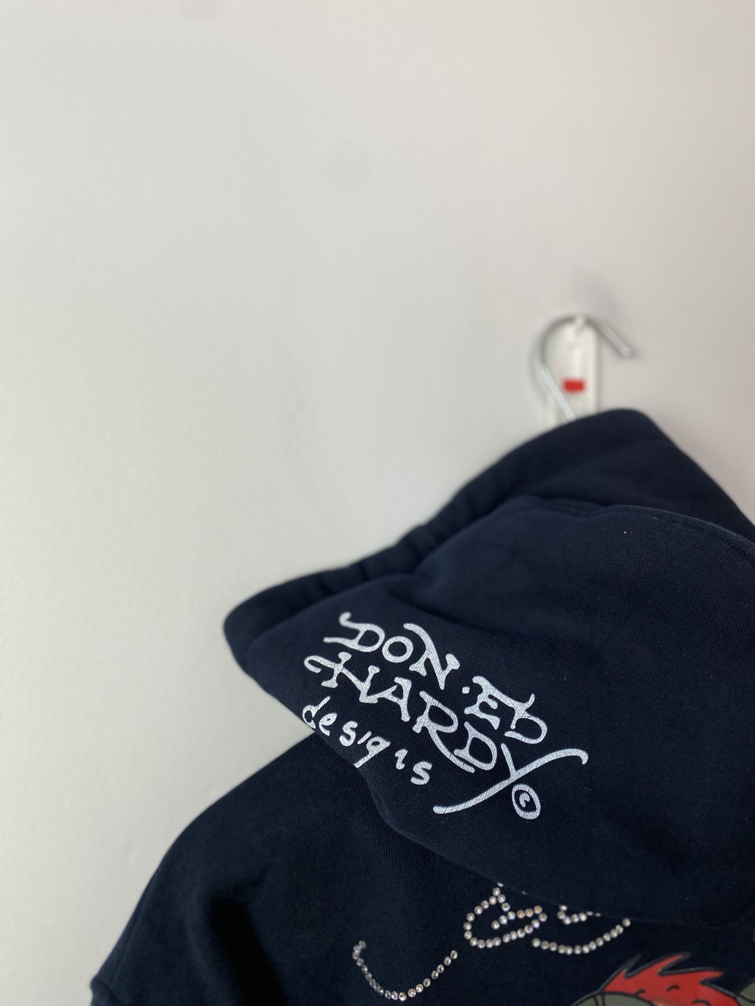 Other Ed Hardy printed zip-up hoodie y2k 00s alternative Size XS / US 0-2 / IT 36-38 - 6 Thumbnail