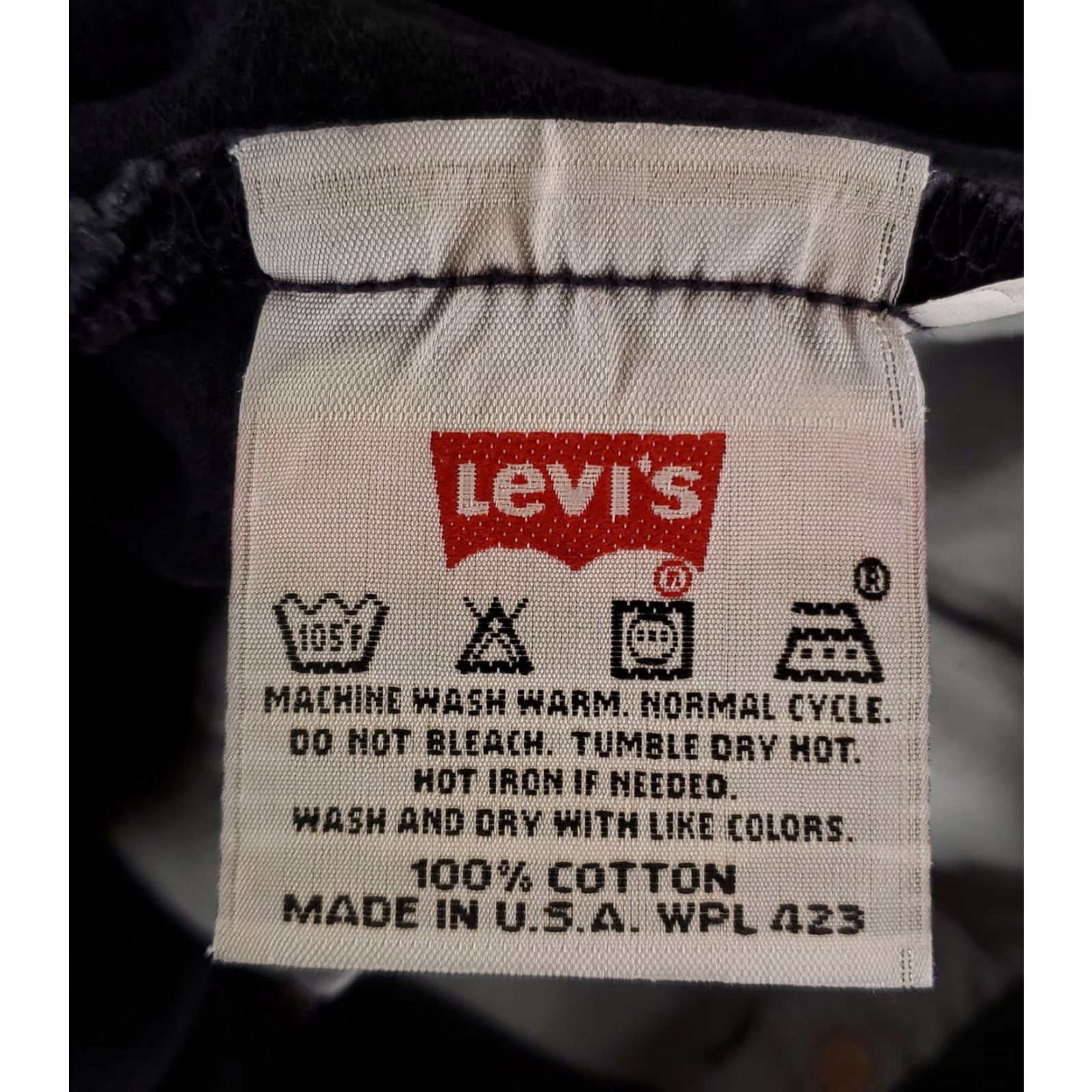 Levi's VINTAGE Levi's 501 Jeans VTG Y2K Black Made USA Mens 36x34 Inseam 34 Straight Jeans Mens Black 501 VTG Y2K Made USA Size US 36 / EU 52 - 4 Thumbnail
